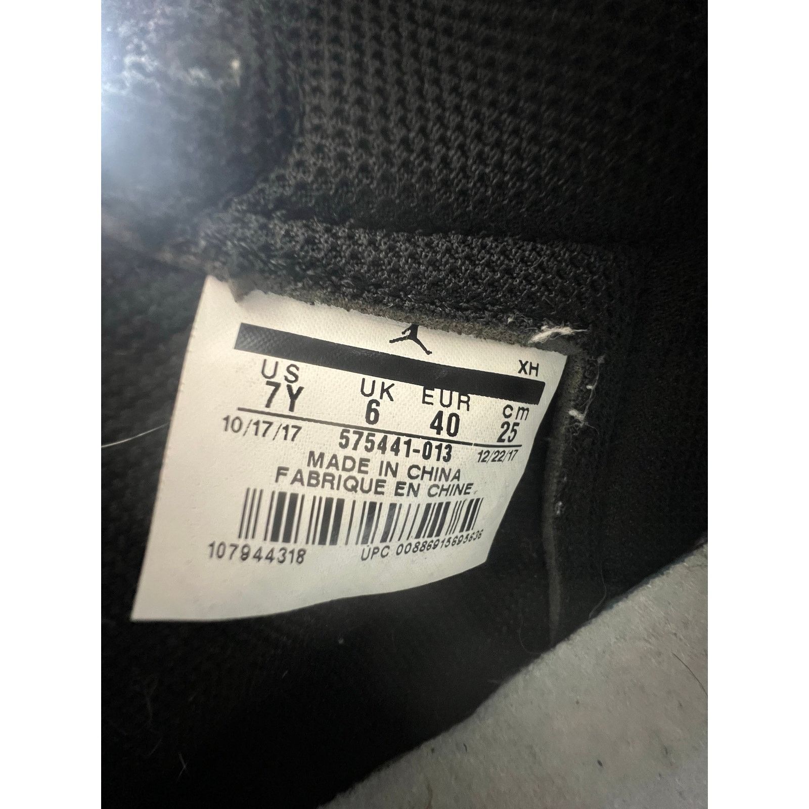 Jordan Brand Air Jordan 1 Retro High OG GS “Shadow” 2018 size 7y Size US 8.5 / IT 38.5 - 6 Thumbnail