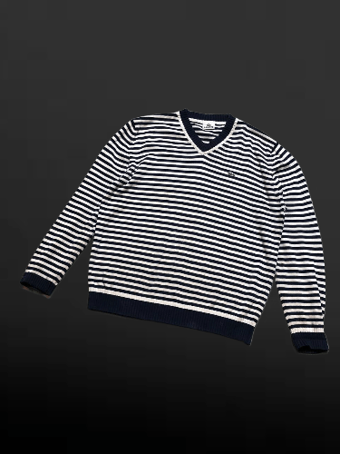 Lacoste Lacoste Women's Sweater Striped Casual Y2K Size XL / US 12-14 / IT 48-50 - 1 Thumbnail