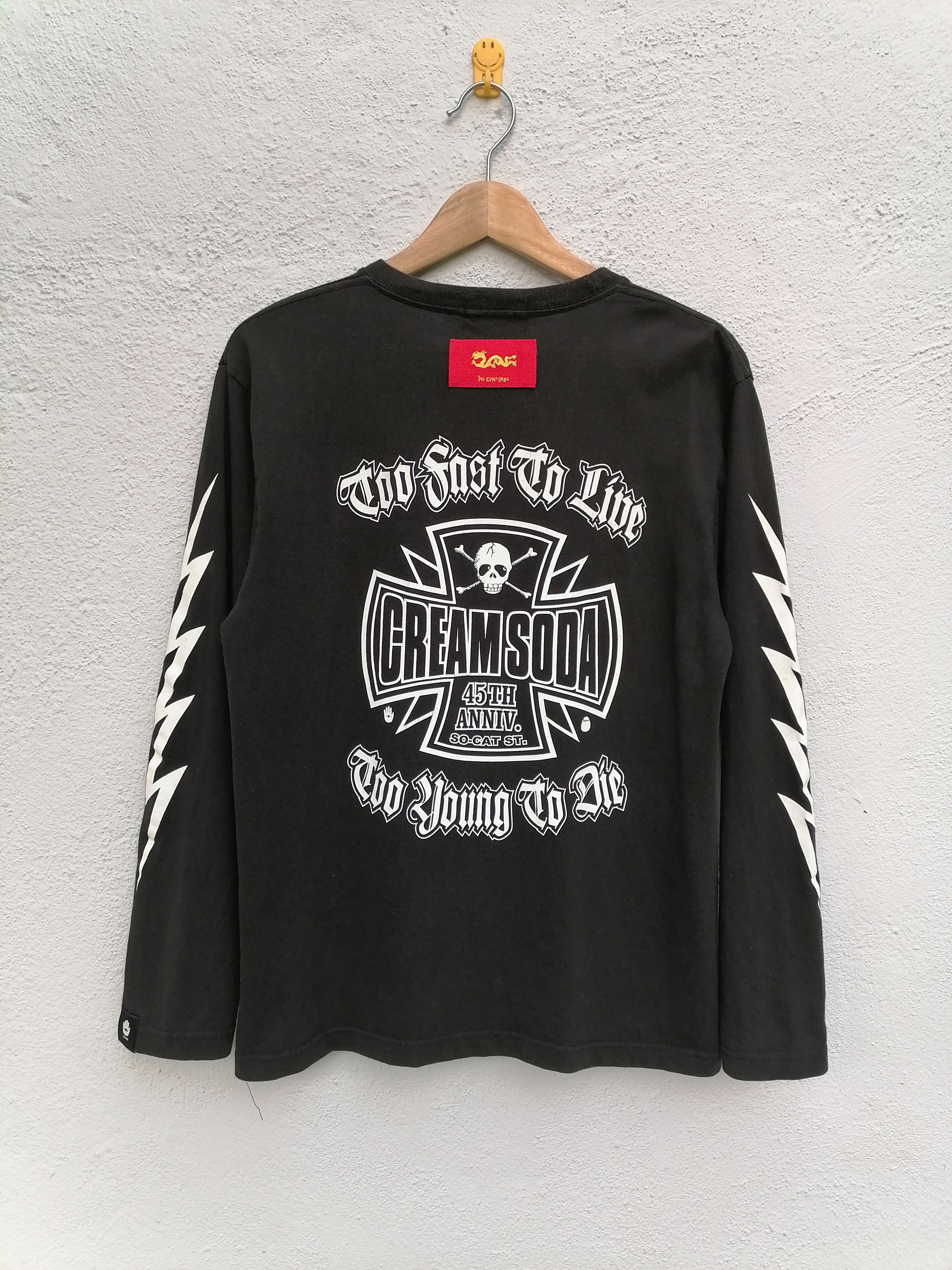 Hysteric Glamour × If Six Was Nine × Japanese Brand Cream Soda 45Th Anniversary Flash Long Sleeve T-shirt Size US M / EU 48-50 / 2 - 1 Thumbnail