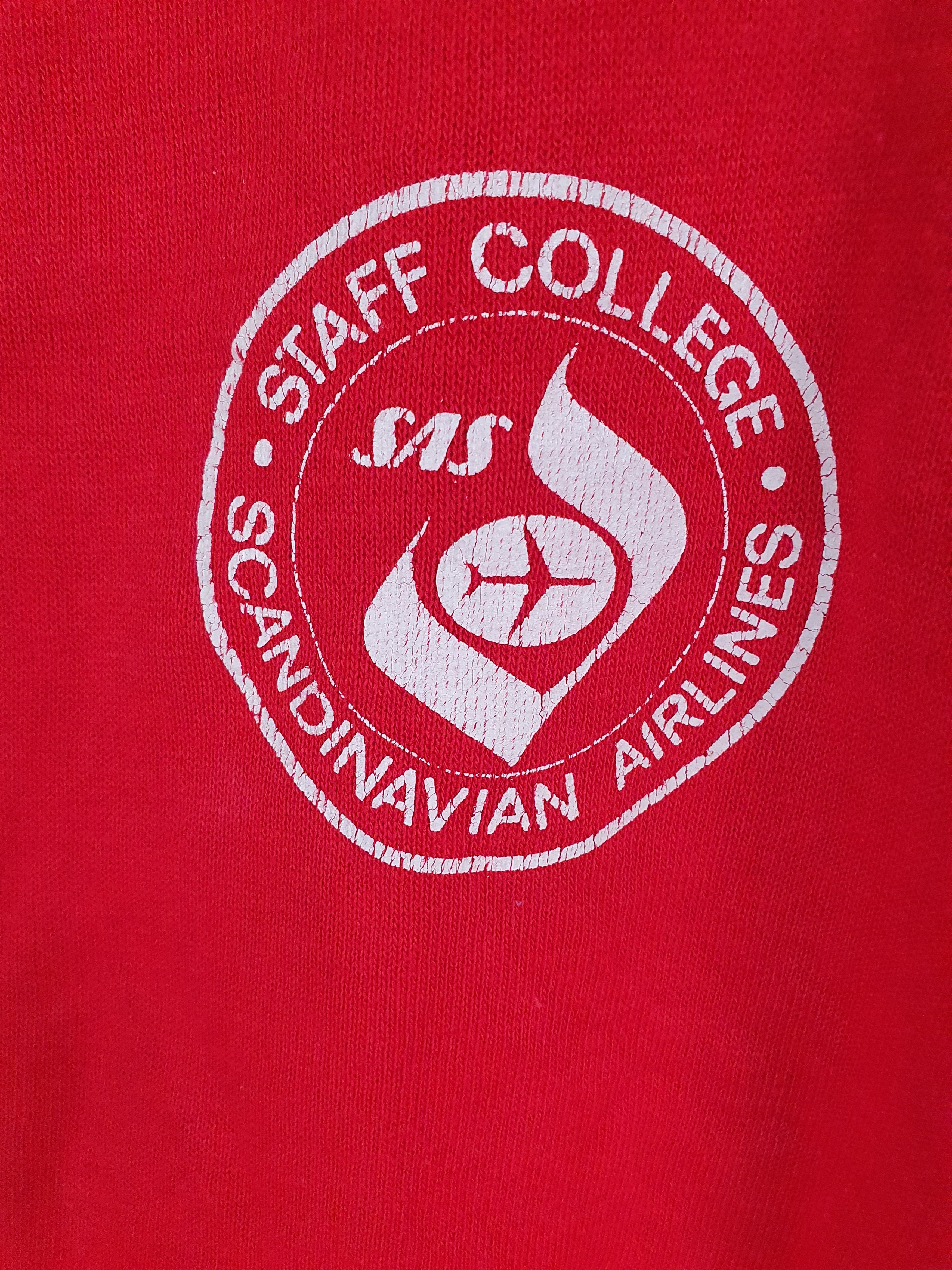 Vintage SAS Scandinavian Airlines Vintage Sweatshirt Staff College M Size US M / EU 48-50 / 2 - 2 Thumbnail