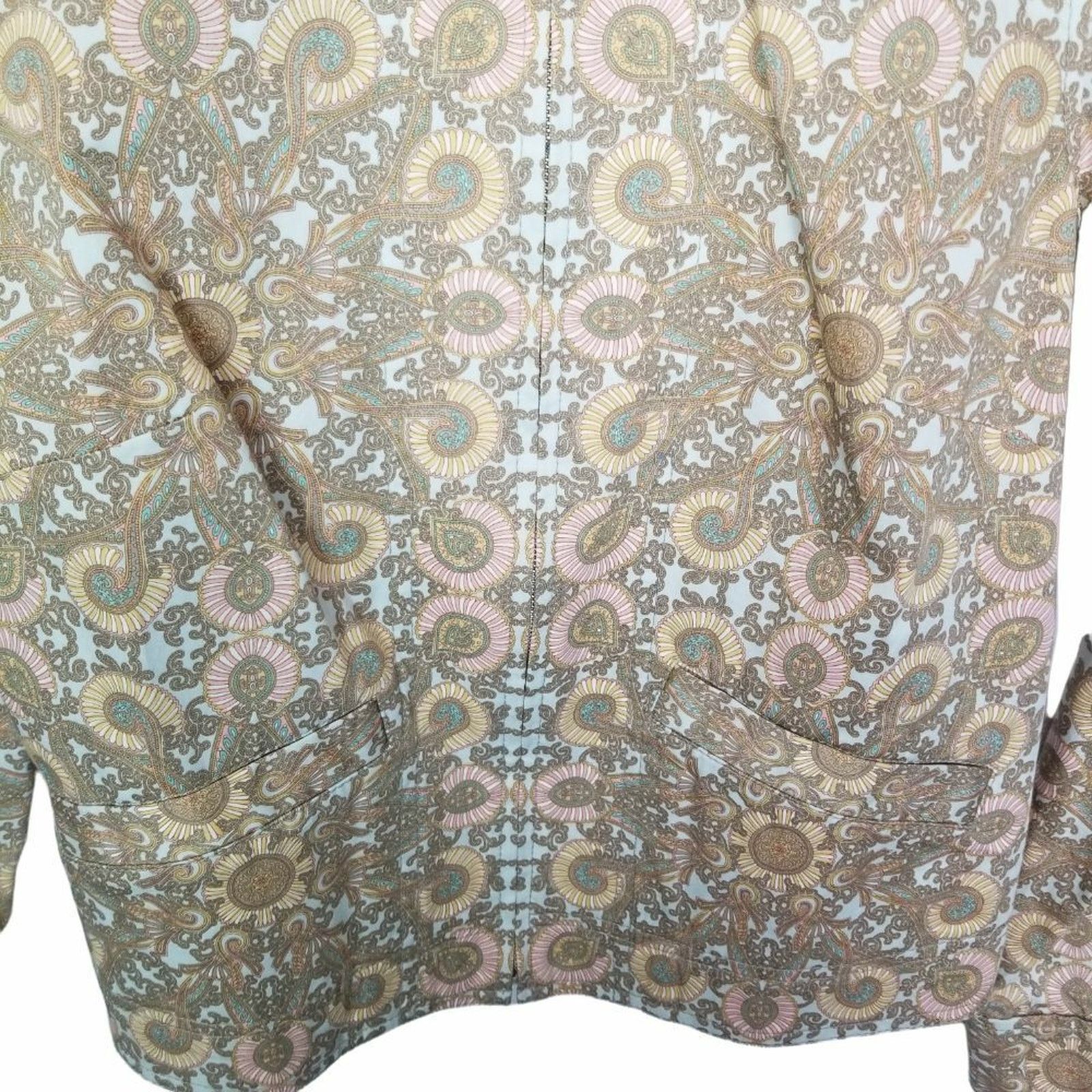 Pendleton Pendleton Womens Full Zip Jacket Geometric Lightweight Artsy Size S / US 4 / IT 40 - 3 Thumbnail