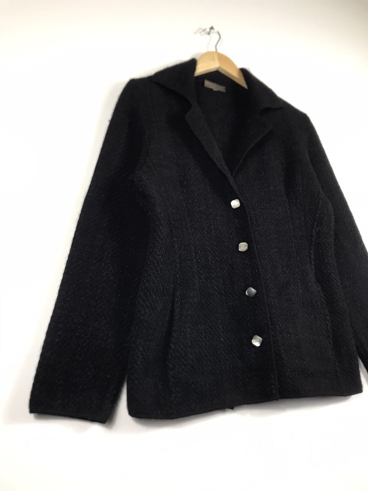 Designer × Vintage ⚡️Vintage Matucci Italy Wool Button Coat Jacket Size S / US 4 / IT 40 - 2 Thumbnail