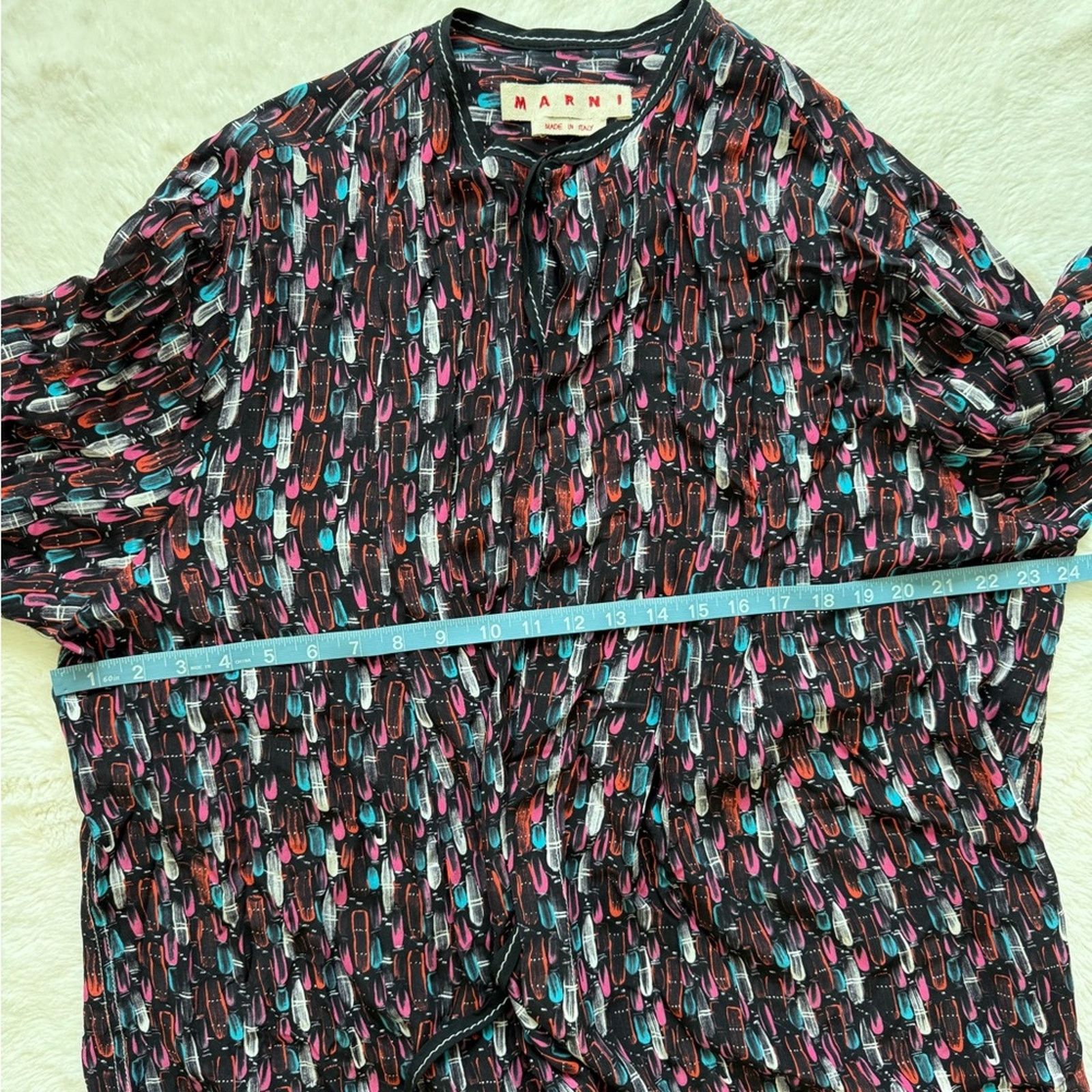 Marni MARNI women silk dress size 40 IT or 4 US Authentic 1200$ Size S / US 4 / IT 40 - 10 Thumbnail