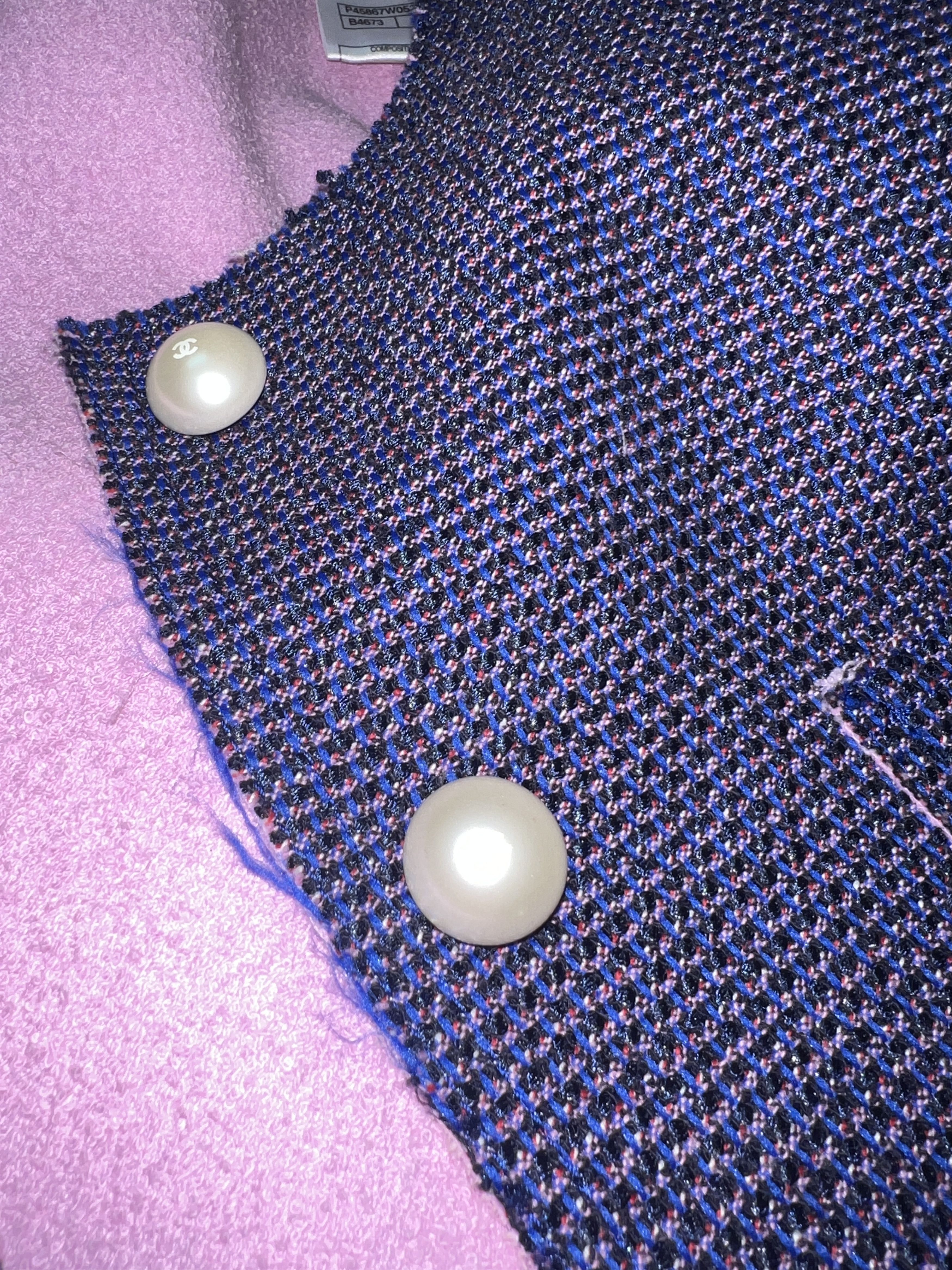 Chanel Chanel Pearl button jacekt Size XS / US 0-2 / IT 36-38 - 2 Thumbnail