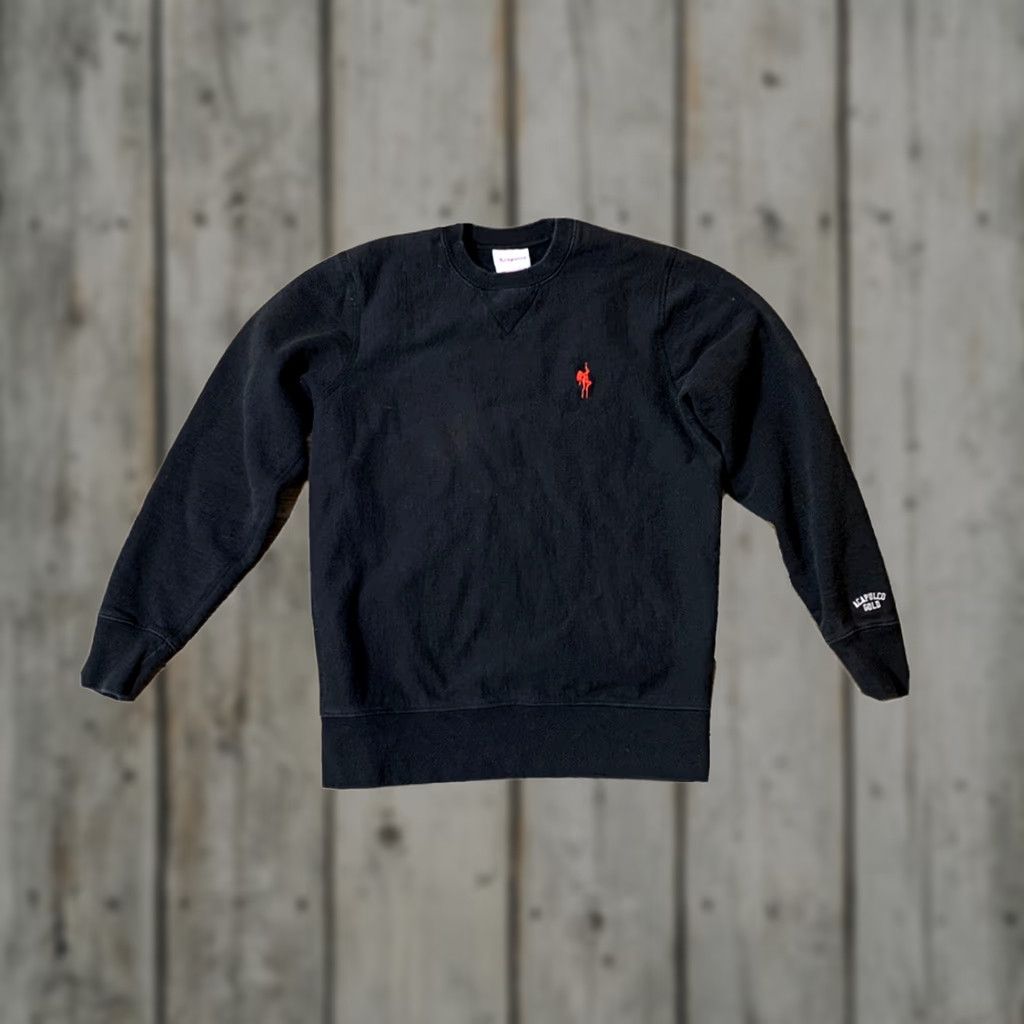 Vintage Acapulco Gold Mens Black Crewneck Sweatshirt Small Extra Large Size US S / EU 44-46 / 1 - 1 Thumbnail