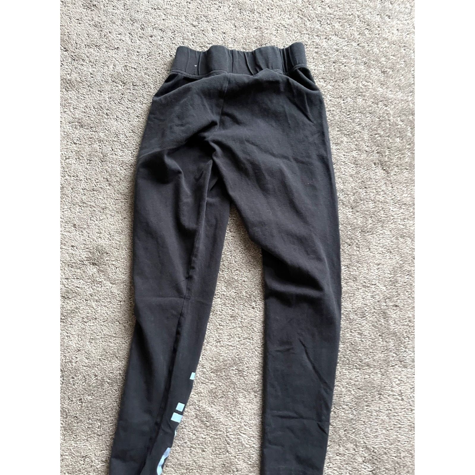 Adidas Adidas Women’s Athletic Crop Leggings Black Size XS 4-6 Logo Bottom Leg Size 26" / US 2 / IT 38 - 4 Thumbnail