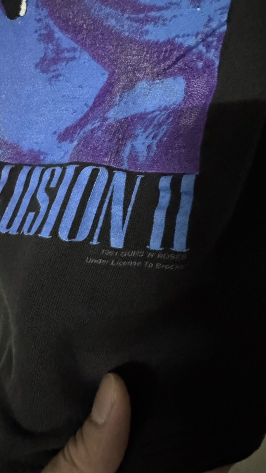Guns N' Roses × Vintage Vintage 90s Gun N Roses illusion Size US XL / EU 56 / 4 - 4 Thumbnail