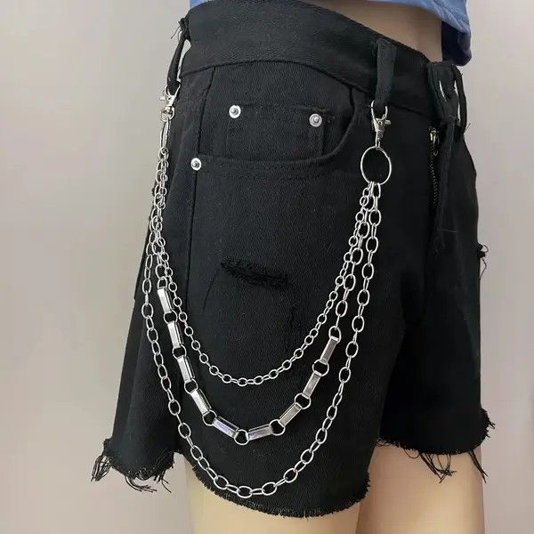 Other Unisex 3 Layer Punk Wallet Keychain Size ONE SIZE - 1 Thumbnail
