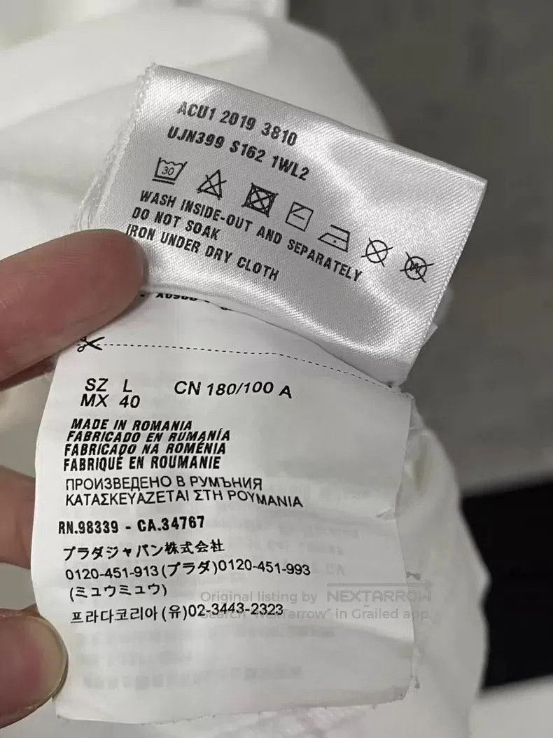 Prada Prada Short Sleeve T. Size US L / EU 52-54 / 3 - 5 Thumbnail