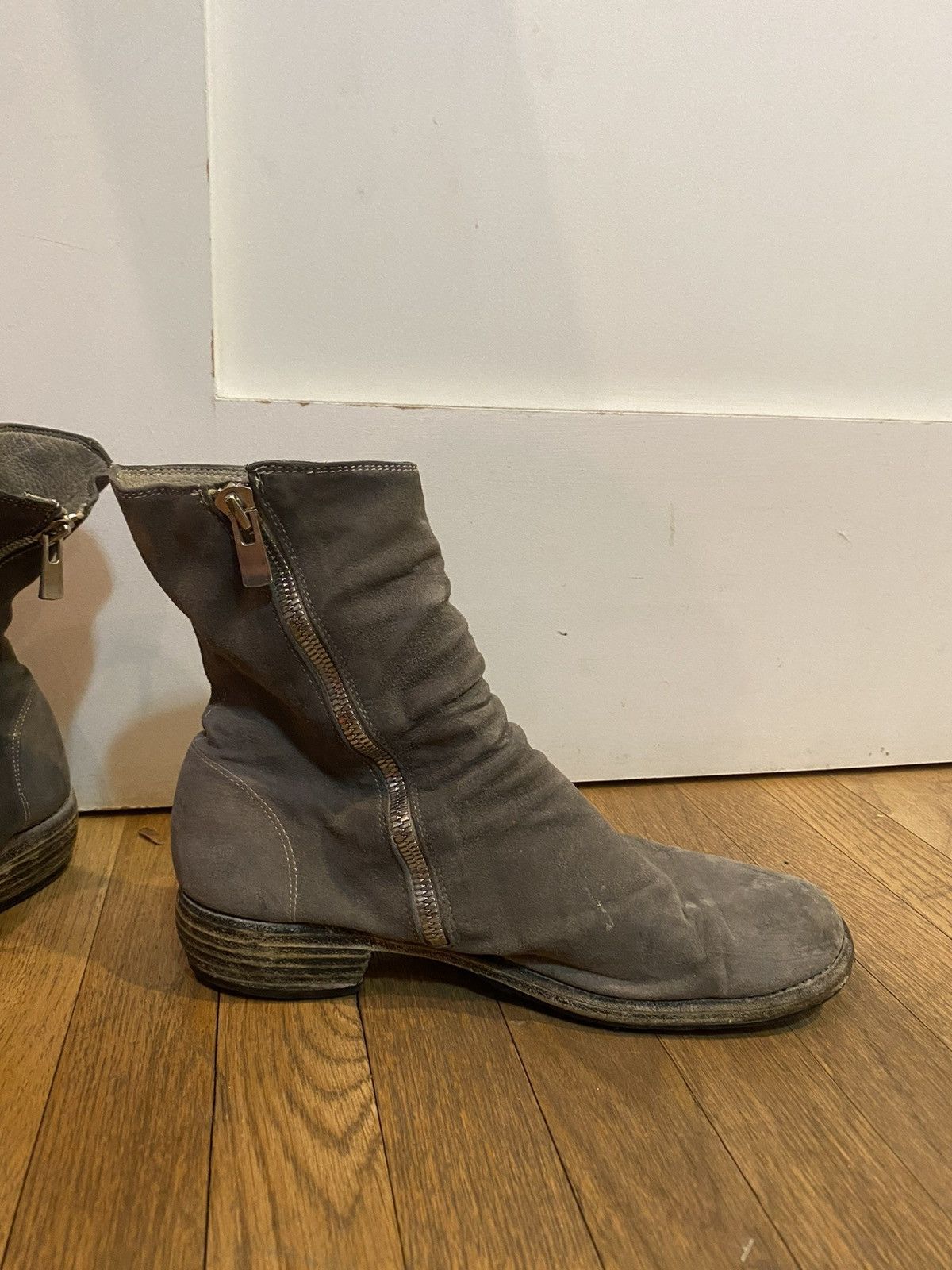 Guidi Guidi boots grey 43 zipper suede Size US 10 / EU 43 - 6 Thumbnail