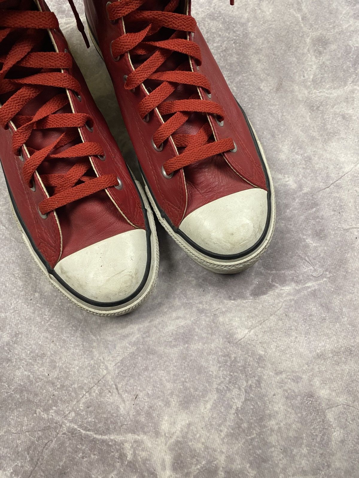 Converse Converse Y2K Vintage High Boxing Biker Moto Sneakers Lace-Up Size US 8.5 / IT 38.5 - 5 Thumbnail