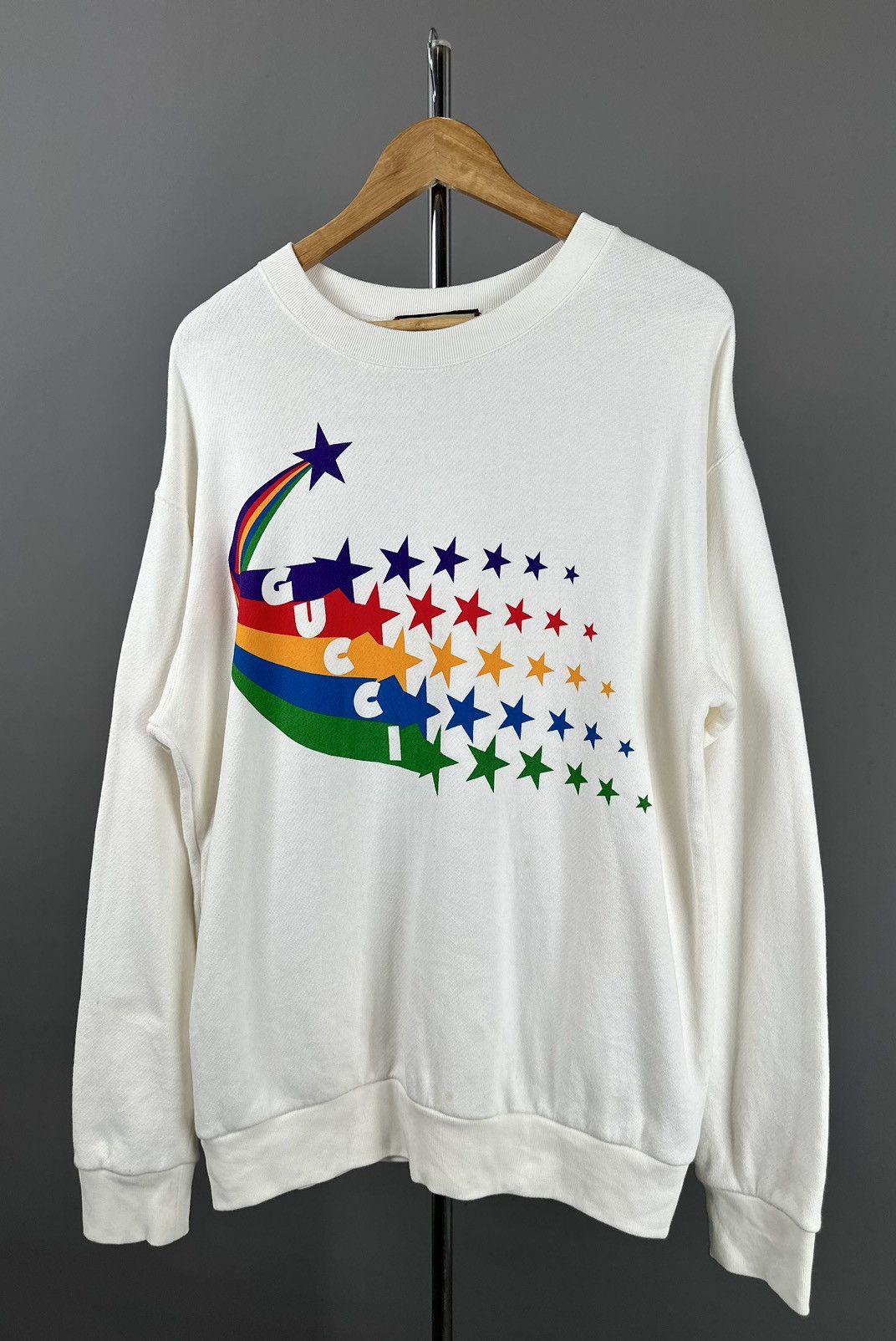 Gucci Gucci - Rainbow Shooting Star Graphics Sweater Size US S / EU 44-46 / 1 - 3 Thumbnail