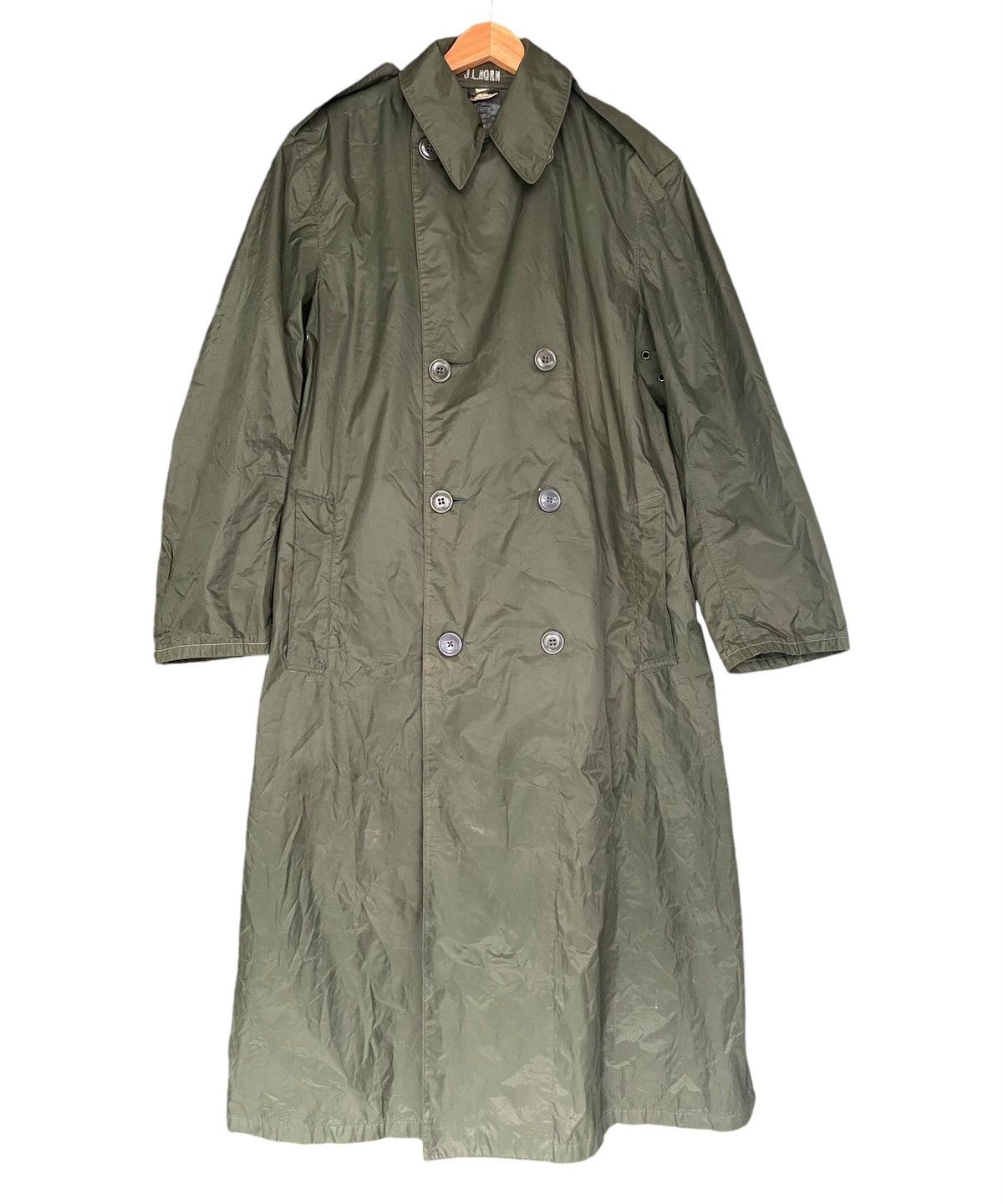 Vintage Vtg🔥ARMY Nylon Long Coat Size US M / EU 48-50 / 2 - 1 Thumbnail