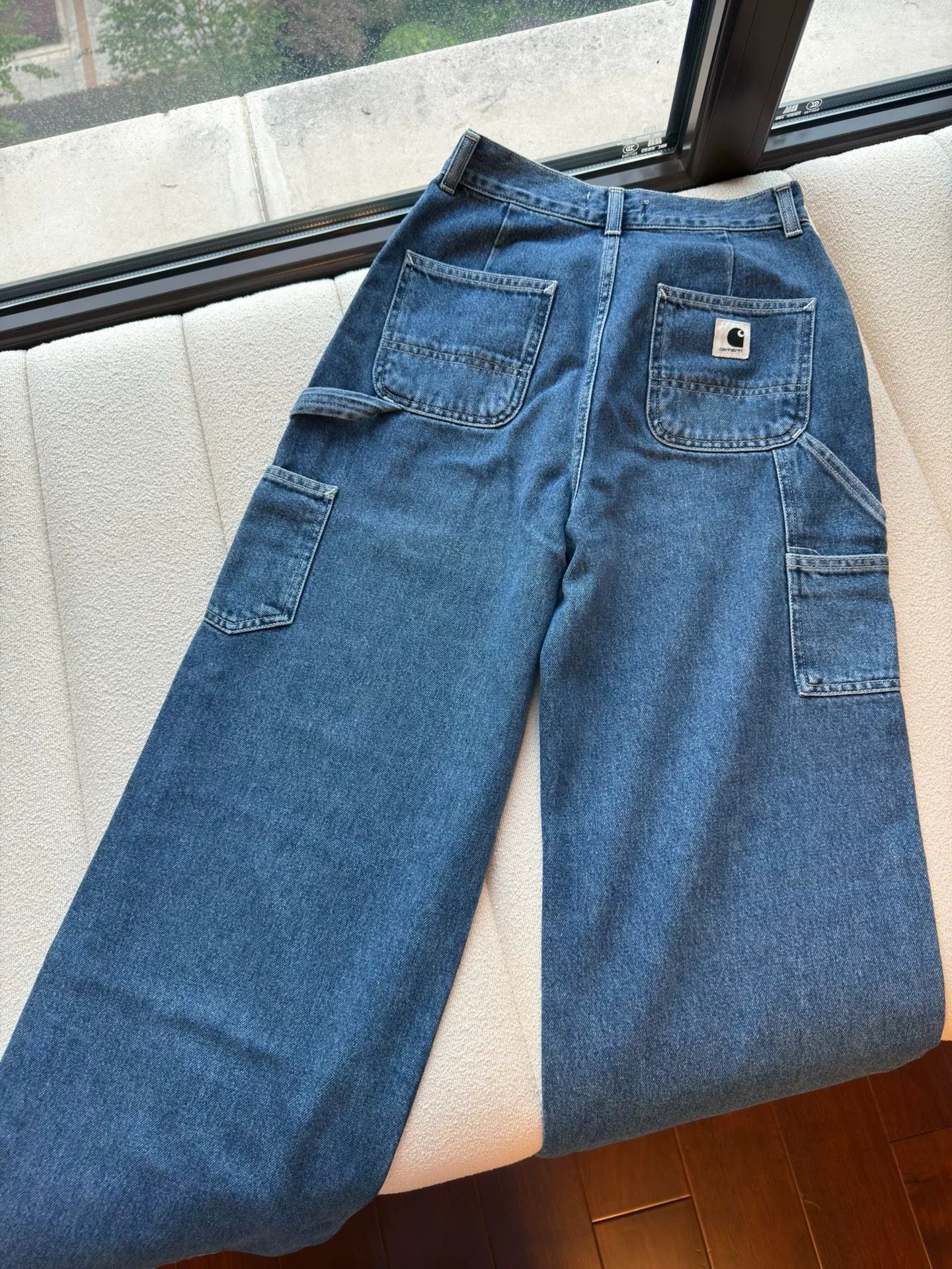 Carhartt Wip women's loose fit blue jeans from carhartt Size 26" / US 2 / IT 38 - 1 Thumbnail