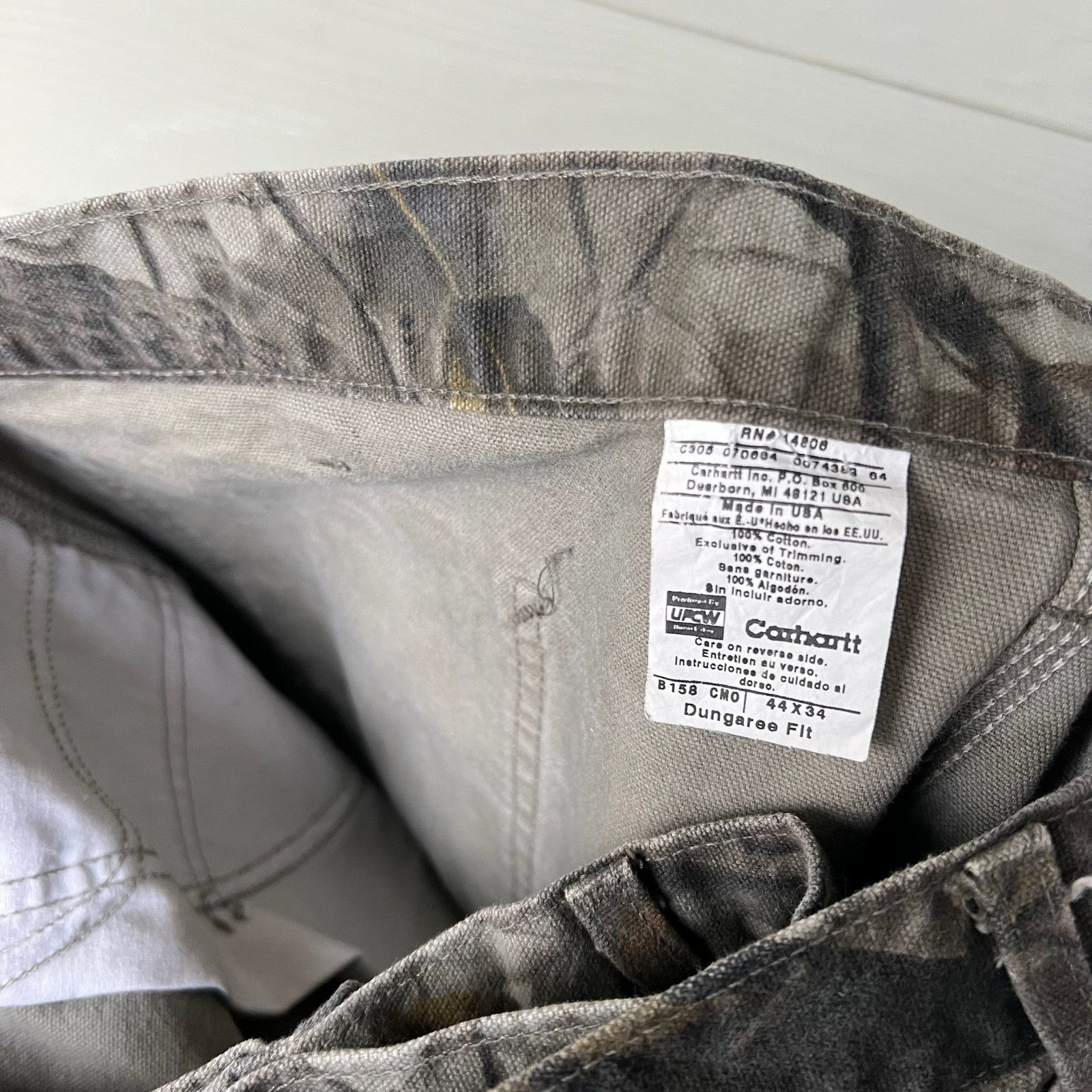 Carhartt × Vintage Carhartt realtree camo work wear carpenter pants Size US 43 - 6 Thumbnail