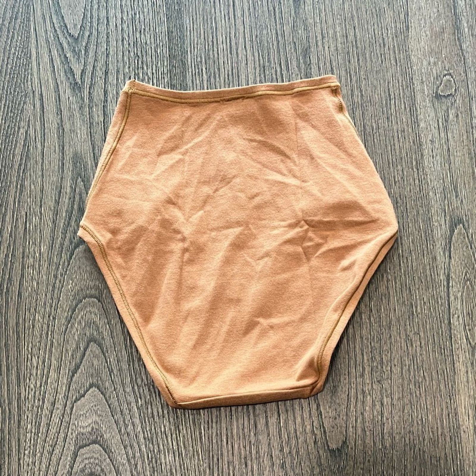 SKIMS NWT Skims Cotton Jersey Full Brief Camel- Size XXS Size ONE SIZE - 4 Thumbnail