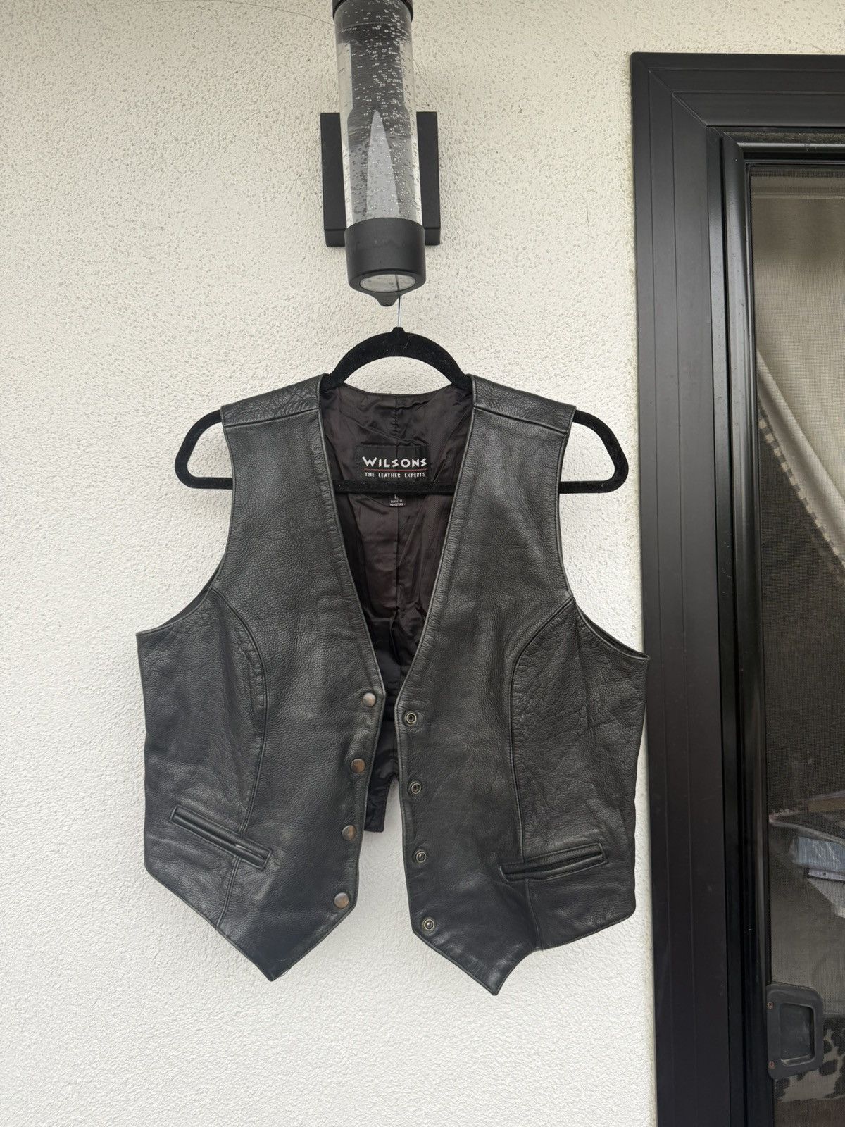 Wilsons Leather Vintage Wilsons Leather Vest Size L / US 10 / IT 46 - 1 Preview