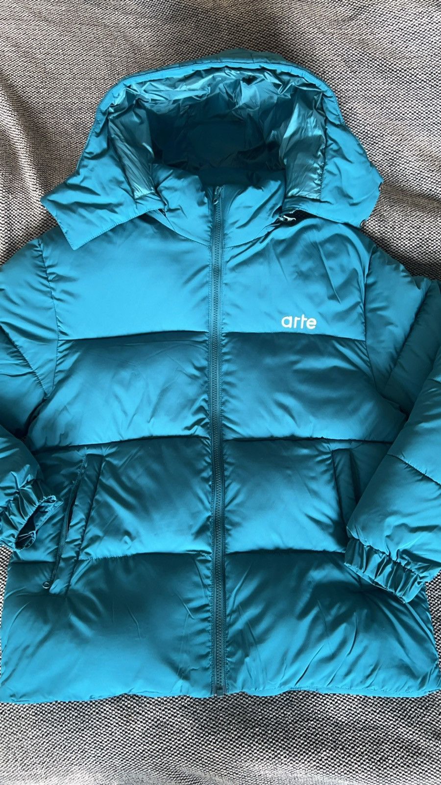 image of Arte Antwerp Bomber Jacket in Blue, Men's (Size Medium)