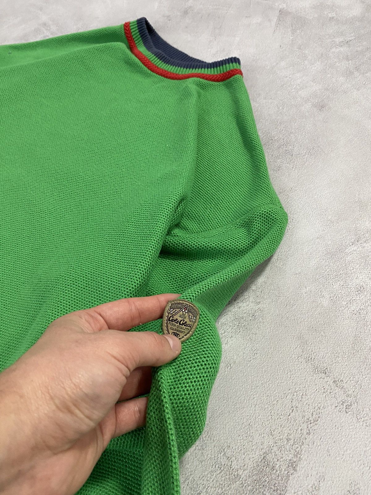 Carlo Colucci 🍀 Vintage Sweater Carlo Colucci Japanese Coogi Style Knit Size US L / EU 52-54 / 3 - 3 Thumbnail