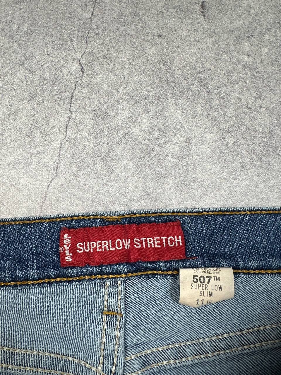 Levi's Vintage Levi’s 507 Superlow Stretch Jeans, Size M Size 32" / US 10 / IT 46 - 6 Thumbnail