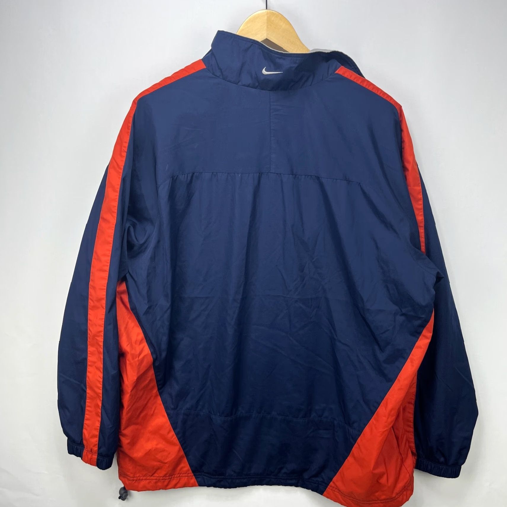 Nike VINTAGE Nike Track Windbreaker Jacket L Mens Blue Size US L / EU 52-54 / 3 - 7 Thumbnail