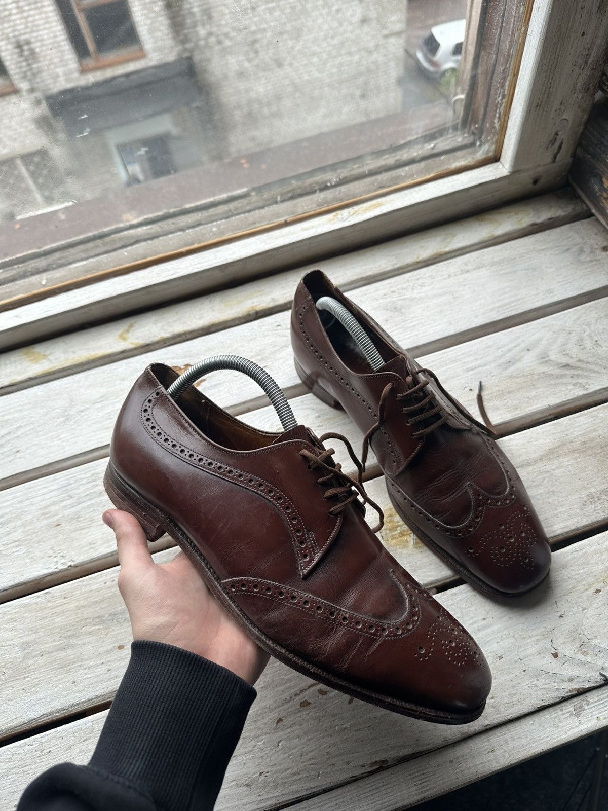 Church's LUXURY 🚨 CHURCH’s VNTG SHOES MEN BROWN LUXURY CHURCH RARE Size US 10.5 / EU 43-44 - 1 Thumbnail