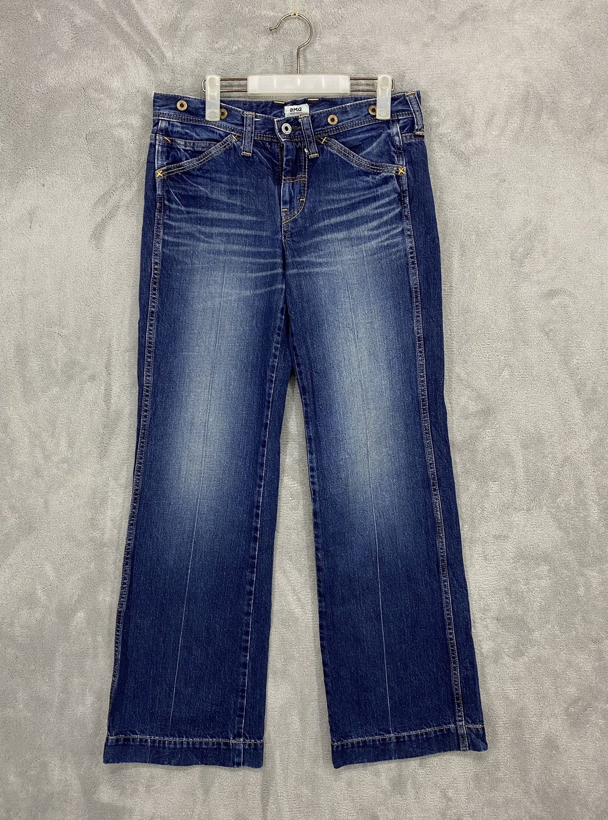 Hysteric Glamour × Japanese Brand × Spellbound JAPANESE BRAND D.M.G FADED BLUE DENIM JEANS Size US 30 / EU 46 - 1 Thumbnail