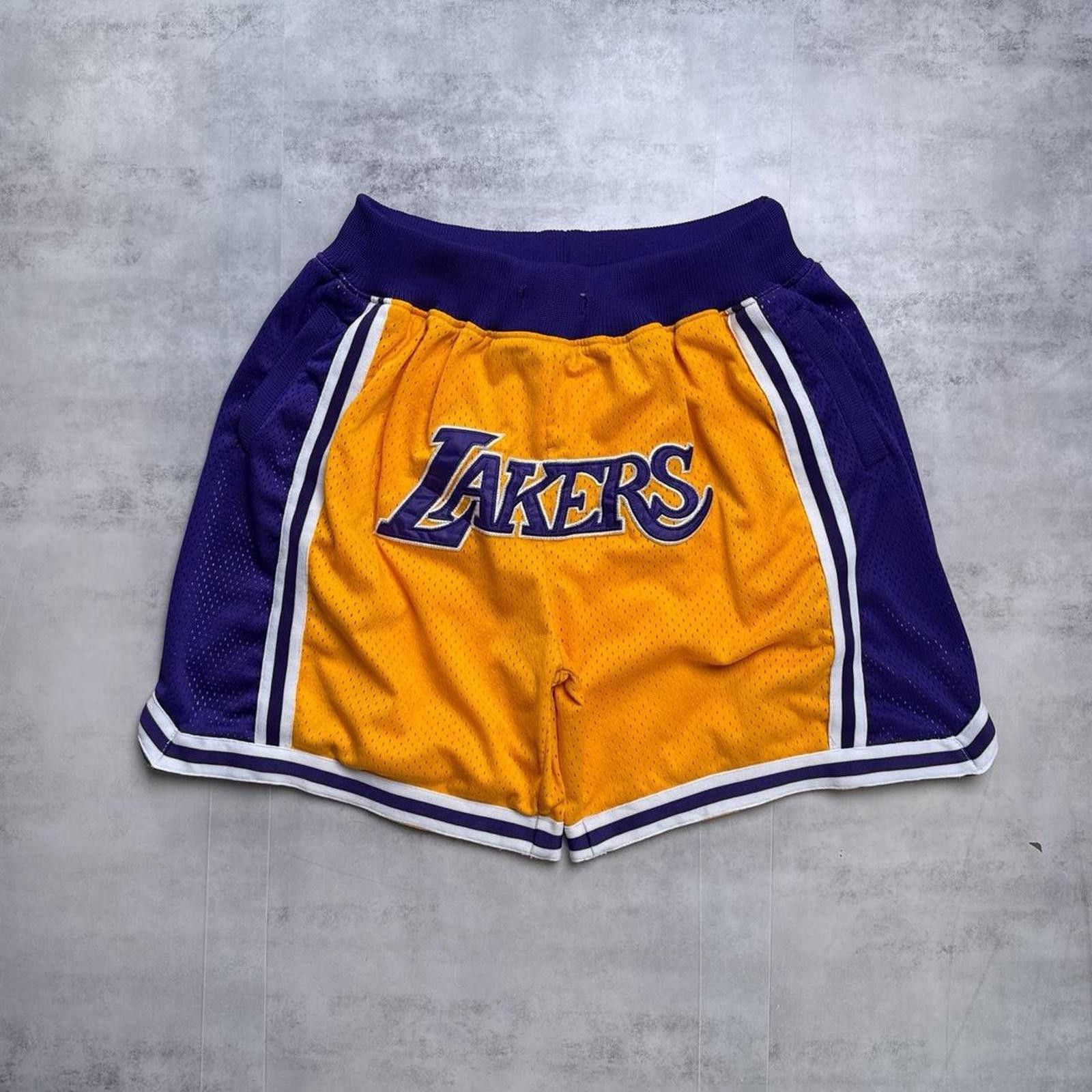 NBA Y2K Phoenix Suns Lakers Yellow Shorts Size US 36 / EU 52 - 1 Thumbnail
