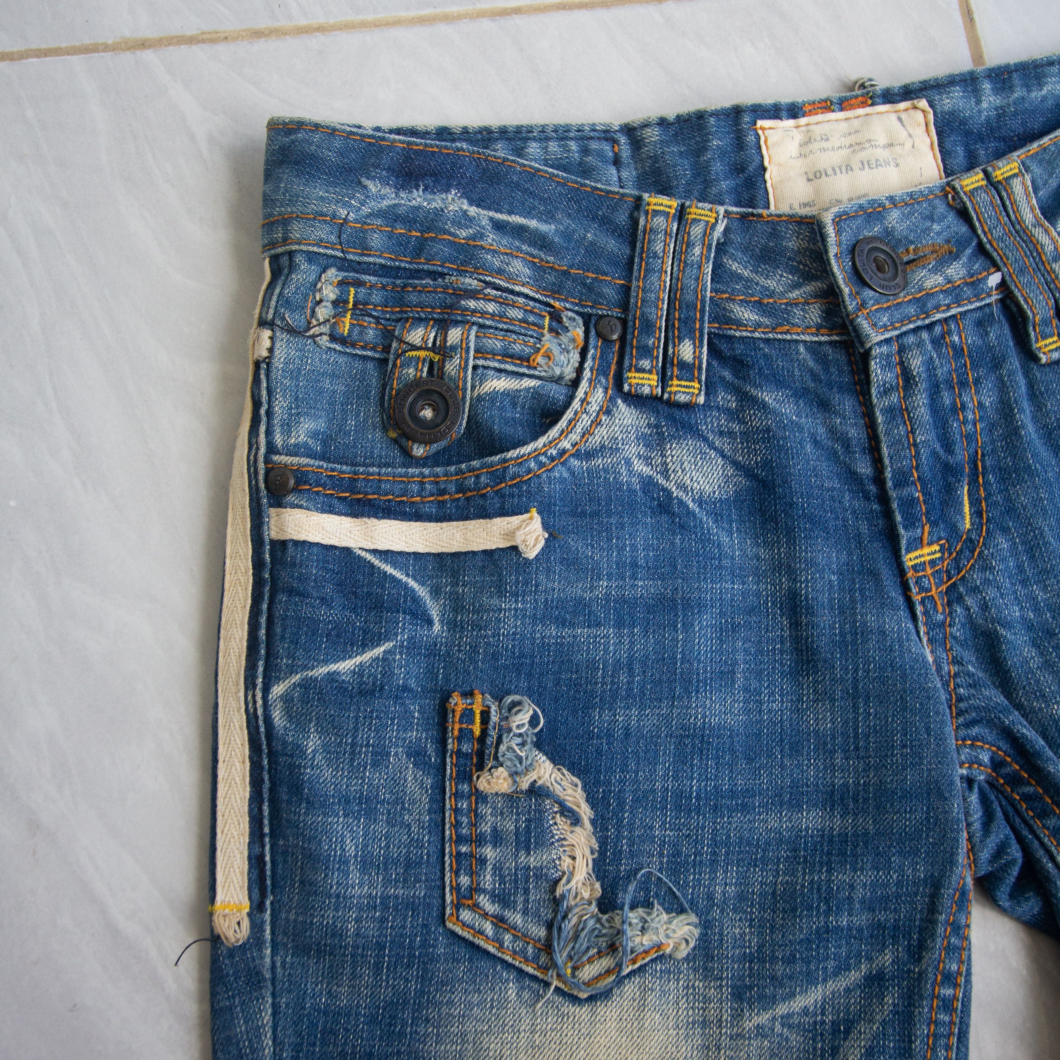 Japanese Brand Lolita Short Denim Size US 30 / EU 46 - 7 Thumbnail