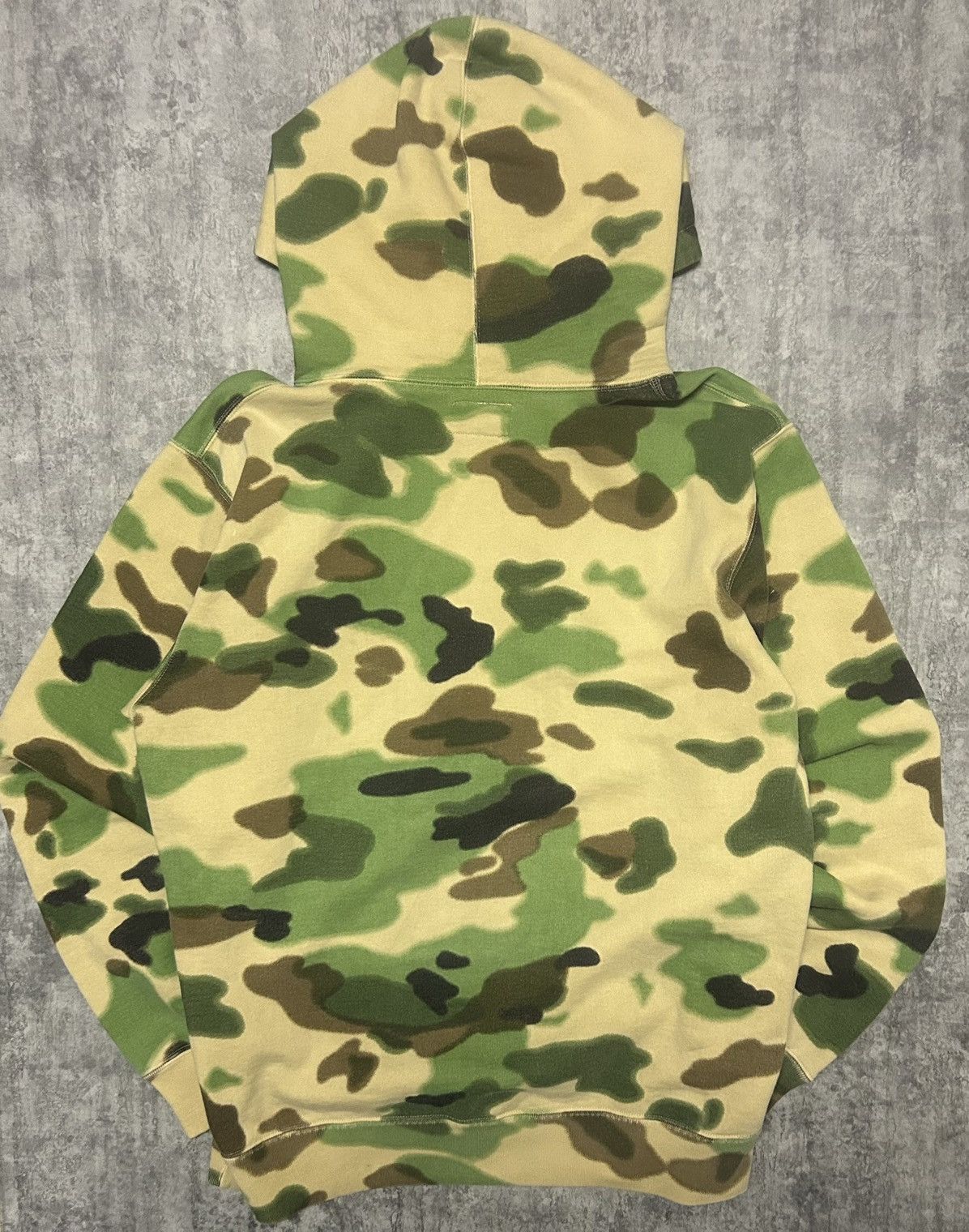Supreme Supreme Overdyed Hooded Sweatshirt SS20 Camo Hoodie - Size M Size US M / EU 48-50 / 2 - 4 Thumbnail