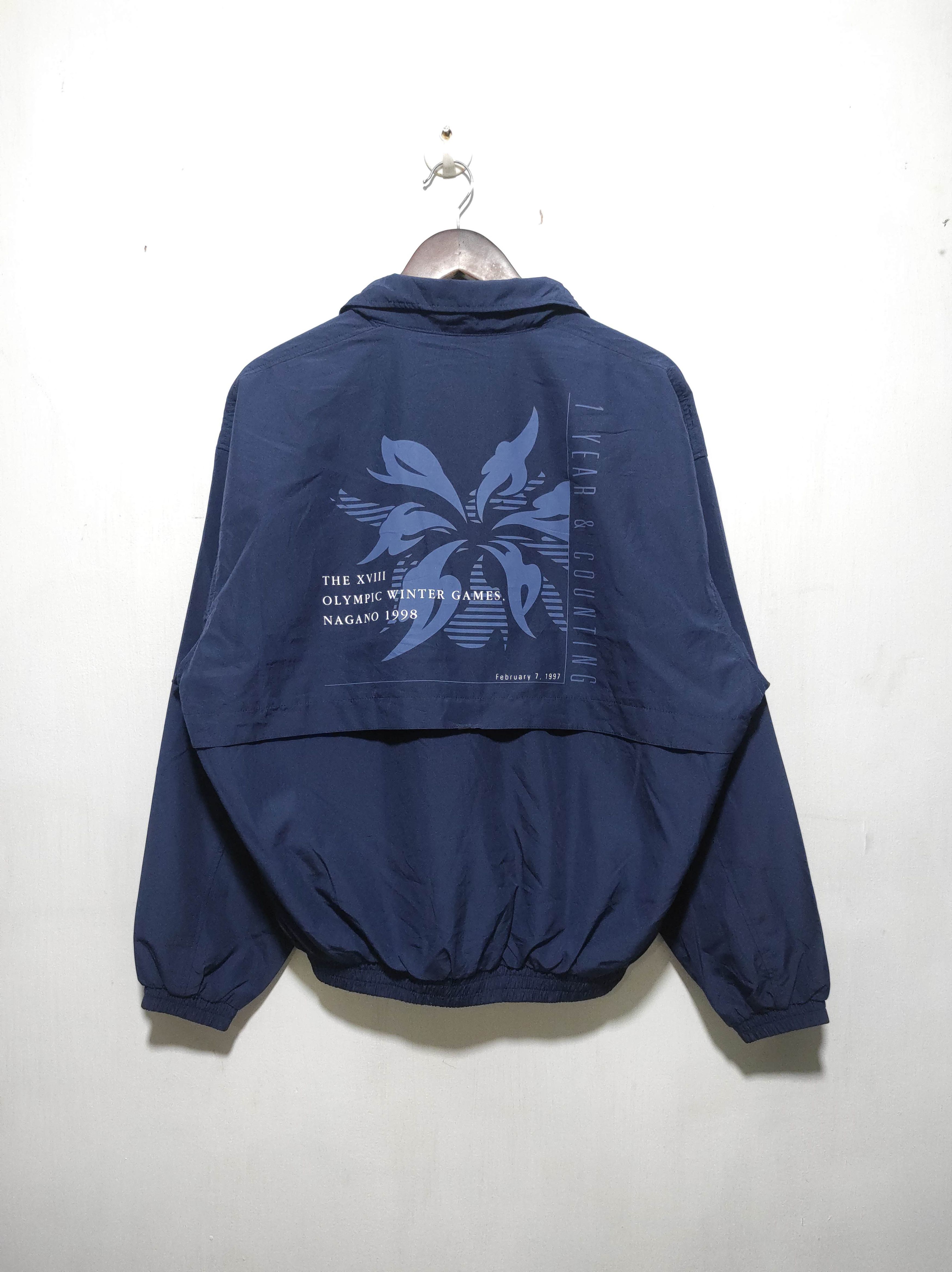 Vintage Vintage Nagano 1998 Windbreaker Jacket Size US M / EU 48-50 / 2 - 1 Thumbnail