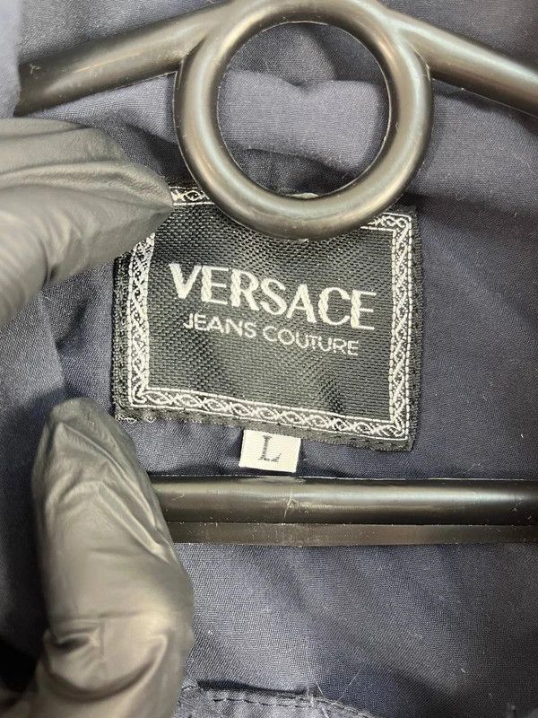 Versace Vintage Versace Jeans Couture Jacket Navy Gold Buttons L Size US L / EU 52-54 / 3 - 5 Thumbnail
