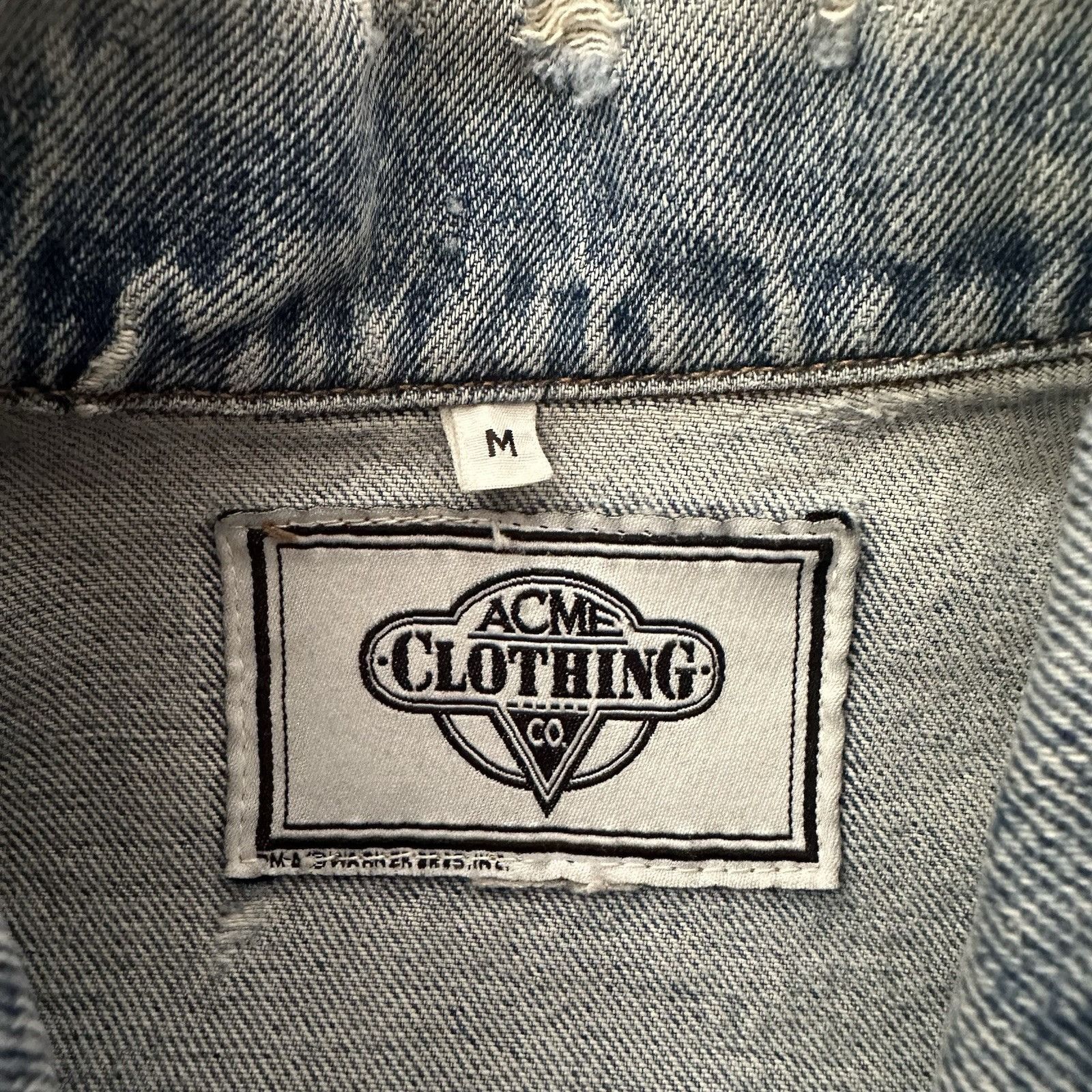 Acme Clothing VTG WARNER BROS ACME CLOTHING LOONEY TUNES BLUE DENIM TRUCKE Size US M / EU 48-50 / 2 - 3 Thumbnail