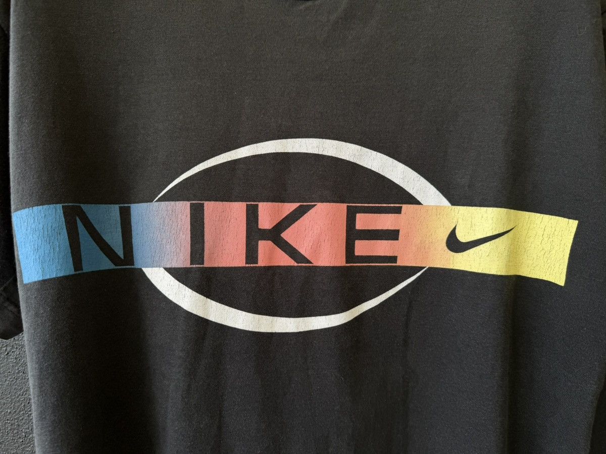 Nike Vintage 90s Nike Court Gradient Horizontal Swoosh T-Shirt Size US L / EU 52-54 / 3 - 3 Thumbnail
