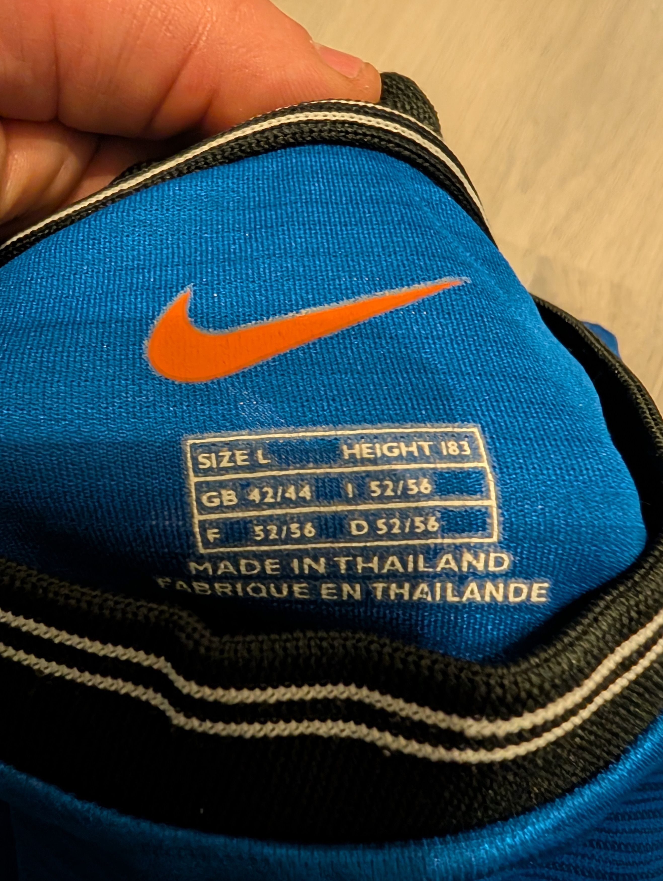 Nike × Vintage NIKE TEAM 90S VINTAGE OVERSIZED SOCCER FOOTBALL JERSEY BASIC Size US L / EU 52-54 / 3 - 3 Thumbnail