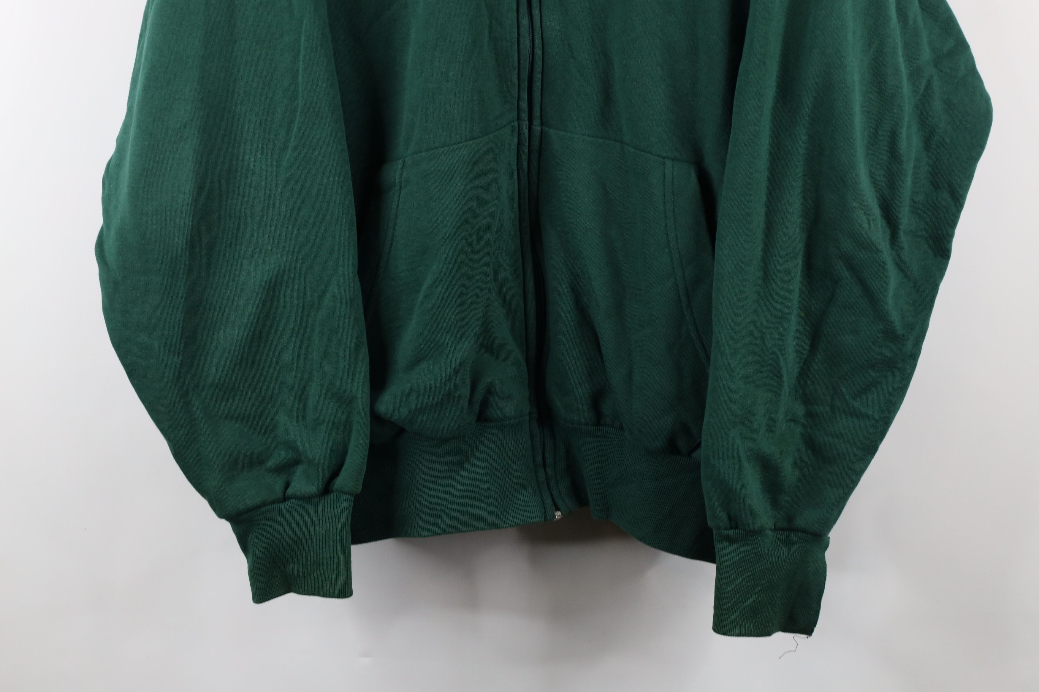 Vintage Vintage 90s Streetwear Thermal Waffle Knit Lined Hoodie Size US XXL / EU 58 / 5 - 3 Thumbnail