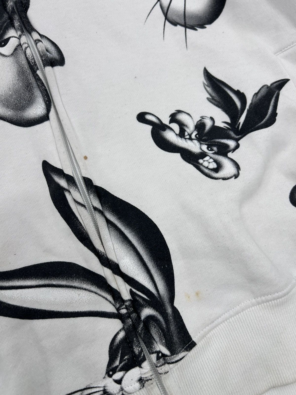 Vintage Vintage y2k Lot 29 All Over Print Hoodie Looney Tunes Size US XXL / EU 58 / 5 - 3 Thumbnail