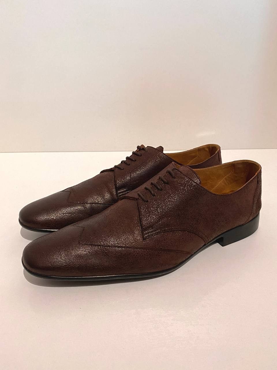 Hermes Hermes Oxford Leather Lace Up Flats Classic Formal Shoes Size US 11 / EU 44 - 2 Thumbnail