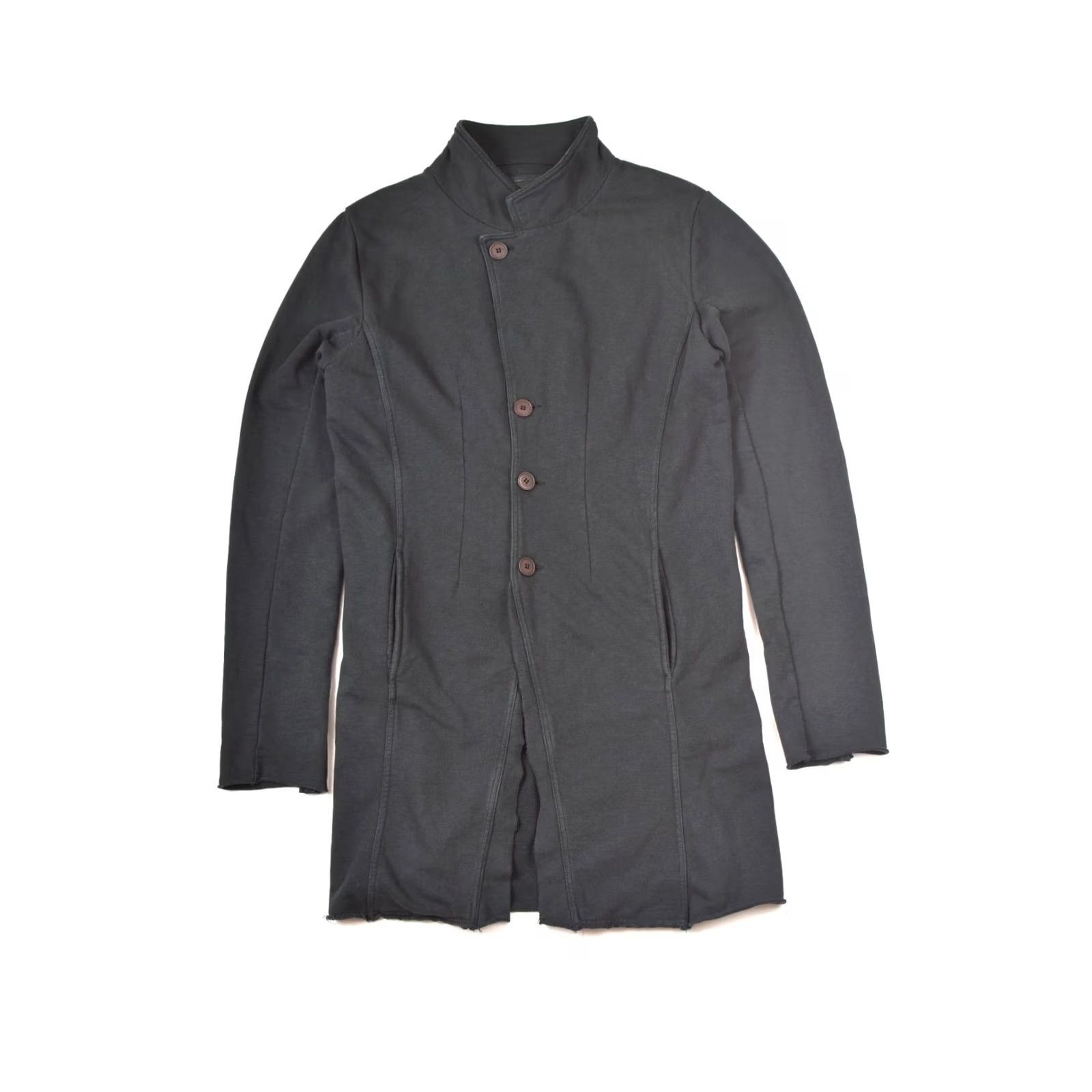Vintage Thom Krom M SJ 71 Long Blazer Designer Cotton Coat Cardigan, Size M-L, Black, Cotton, Coat, Men Size US L / EU 52-54 / 3 - 2 Thumbnail