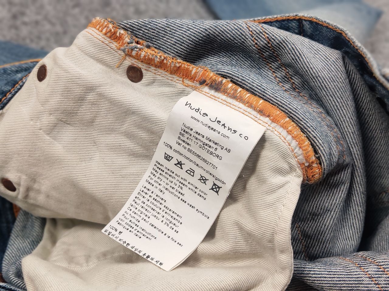 Nudie Jeans Nudie Jeans steady eddie ii Blue servivor Vintage Denim Size US 30 / EU 46 - 19 Thumbnail