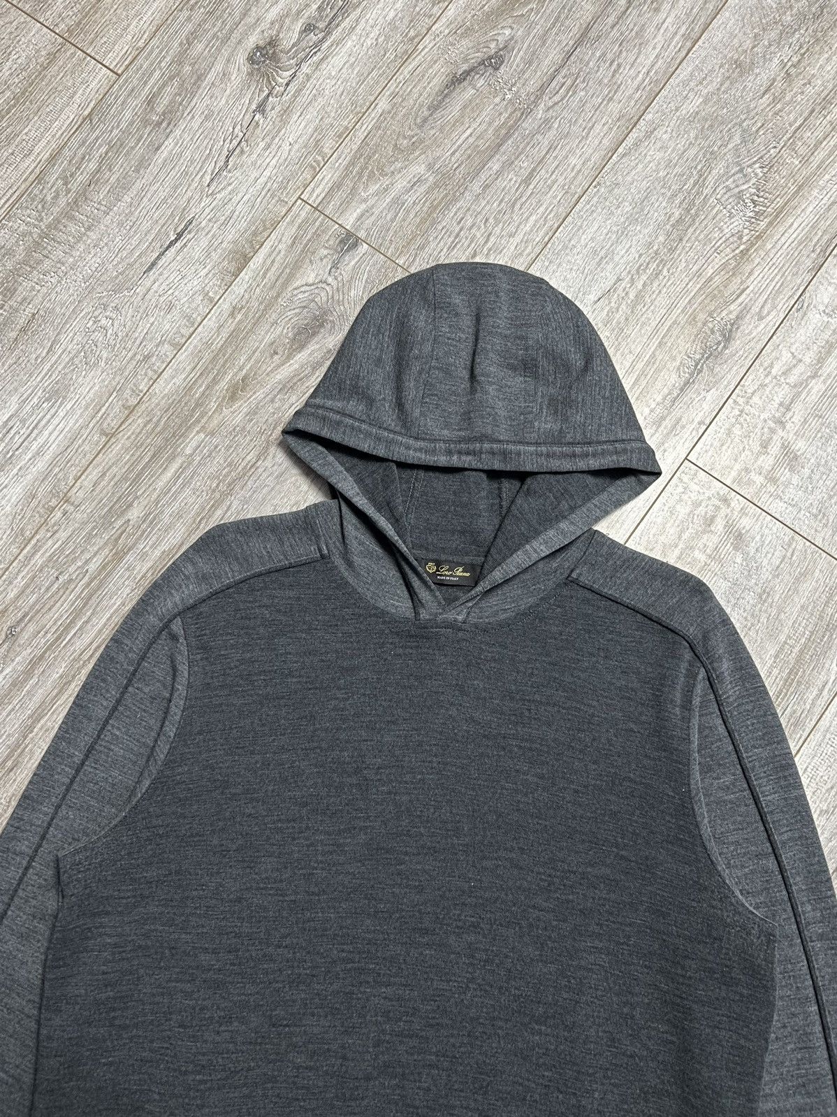 Loro Piana LORO PIANA Sweatsuit Virgin Wool Track Hoodie/Pants Size US L / EU 52-54 / 3 - 12 Thumbnail