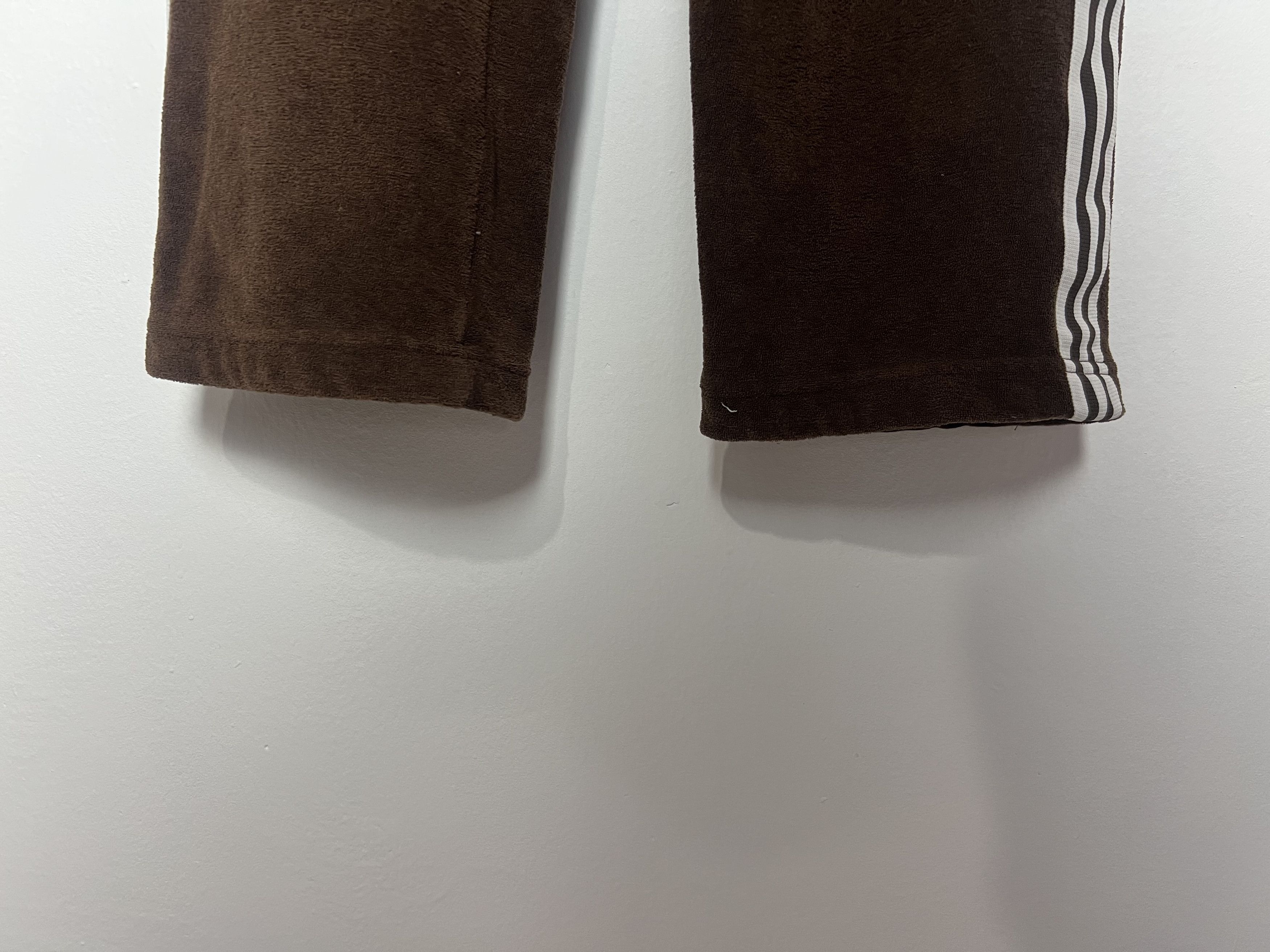 Adidas Vintage Adidas Brown Velour Striped Japan Made Track Pant Size US 29 - 5 Thumbnail