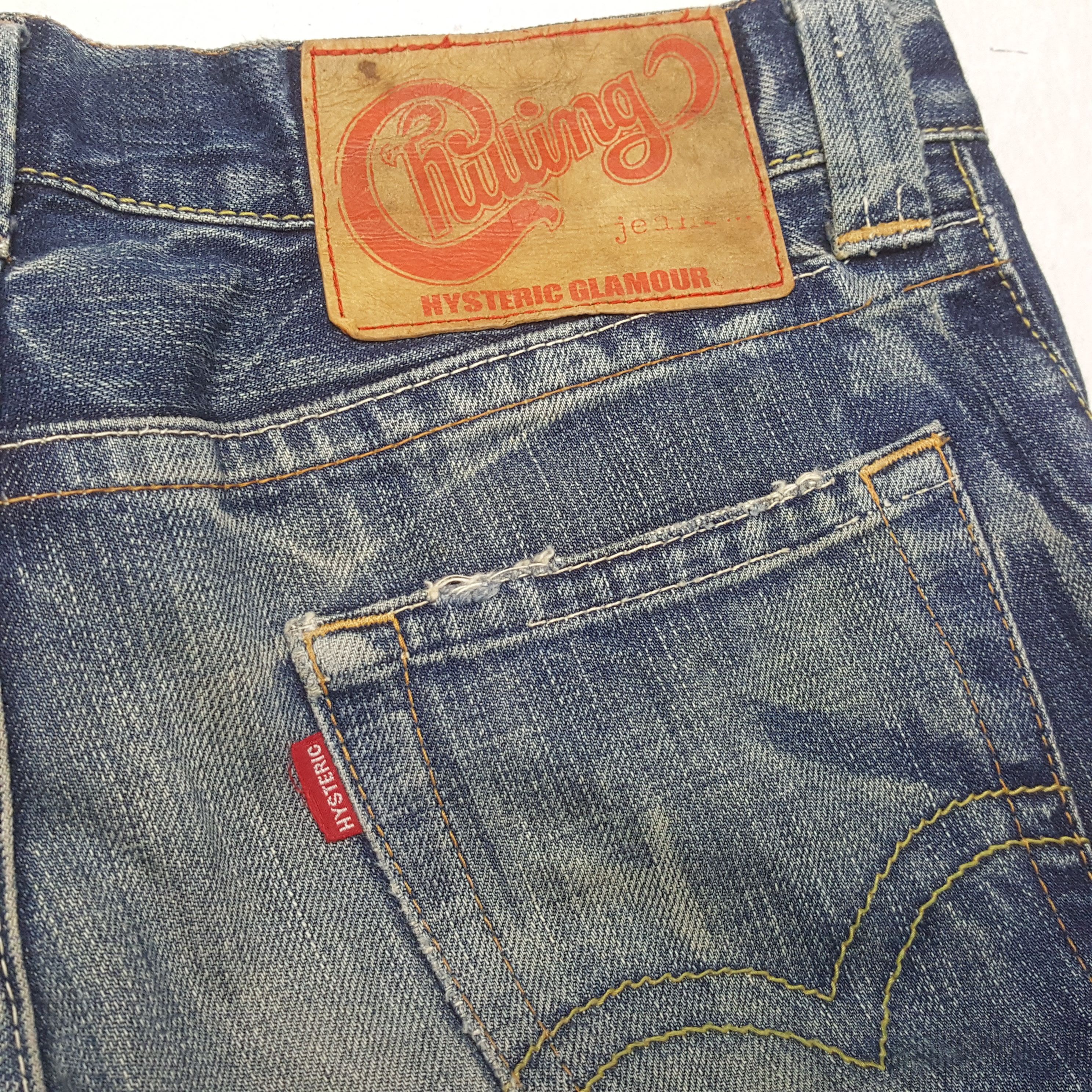 Hysteric Glamour × Japanese Brand × Vintage HYSTERIC GLAMOUR Japanese Brand Streetwear Custom Art Jeans Size 30" / US 8 / IT 44 - 14 Thumbnail