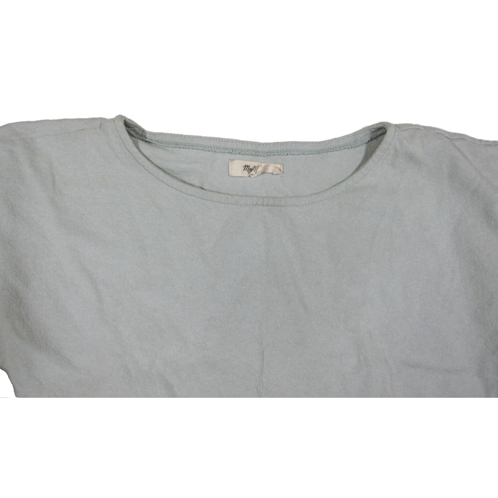 Madewell Madewell 100% Cotton Mint Green Basic Crop Shirt Blouse Top Women Size Medium Size M / US 6-8 / IT 42-44 - 4 Thumbnail