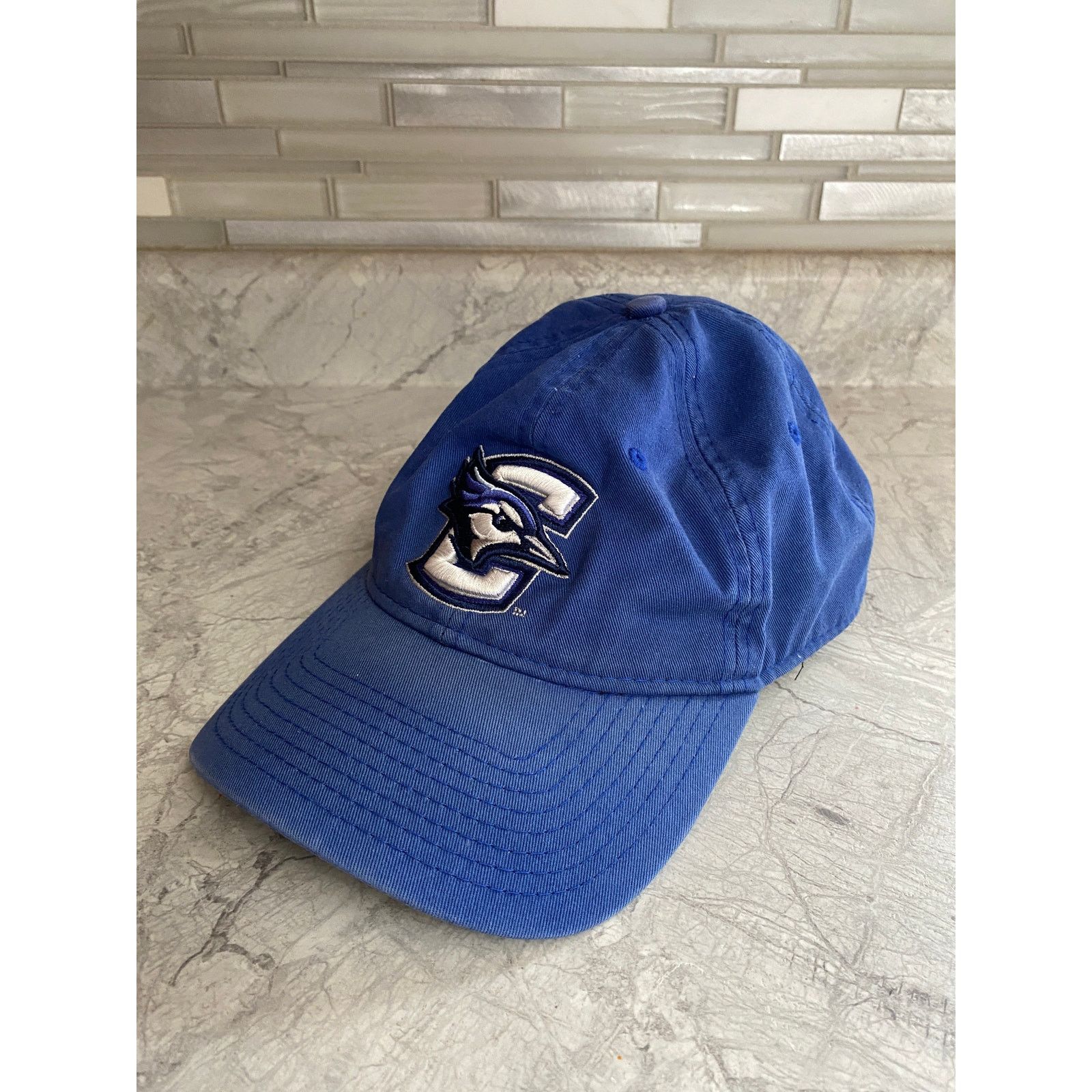 The Game Creighton Blue Jays Faded Blue Strapback Hat Size ONE SIZE - 1 Thumbnail