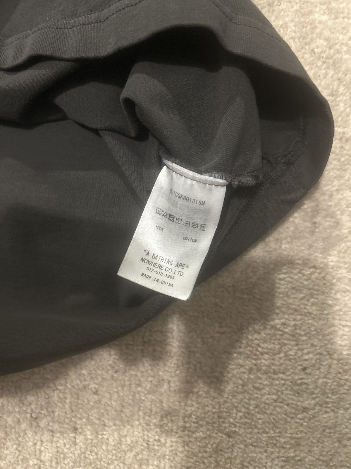 Bape BAPE Garment Dye Shark Relaxed Fit Tee Size US S / EU 44-46 / 1 - 6 Thumbnail