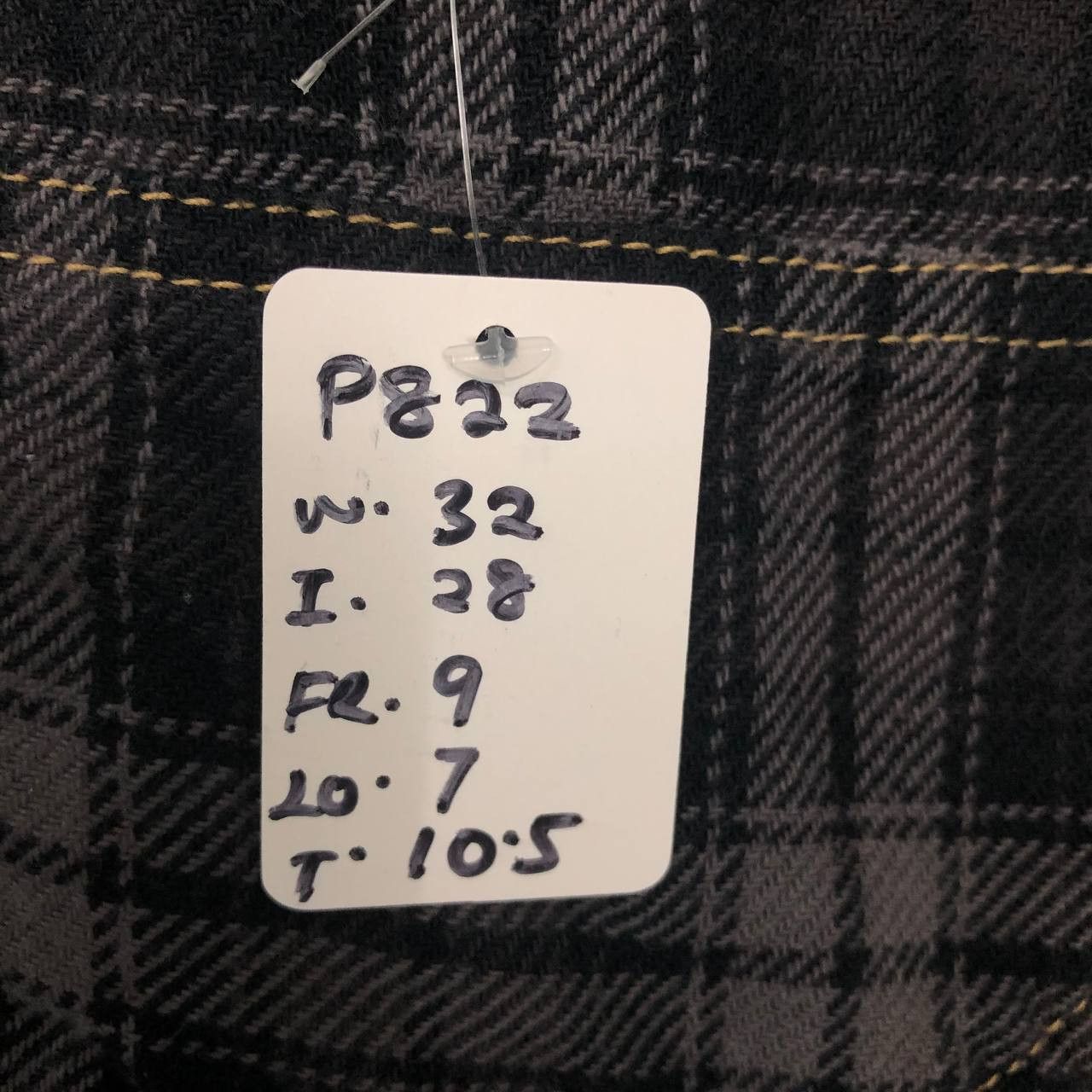 If Six Was Nine × Japanese Brand P822 PUNK TARTAN SKINNY PANTS Size US 32 / EU 48 - 8 Thumbnail