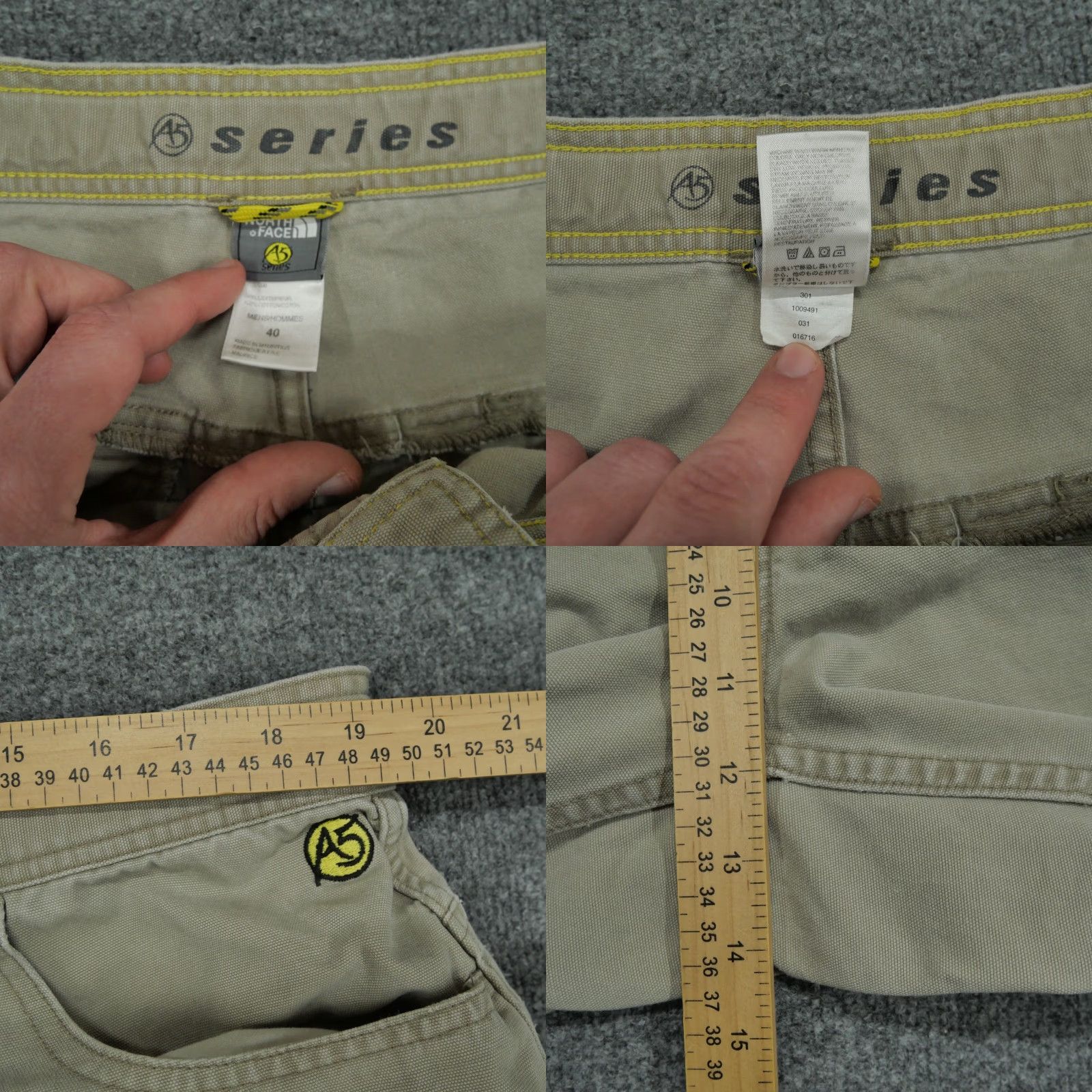 The North Face The North Face Pants Mens 40 Canvas Workwear 38x31 Tan Black Cotton Carpenter Grunge 90s Mens Size US 38 / EU 54 - 8 Thumbnail