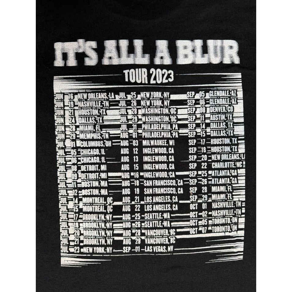 21 Savage Drake 21 Savage It's All a Blur Tour T-Shirt Size US L / EU 52-54 / 3 - 5 Thumbnail