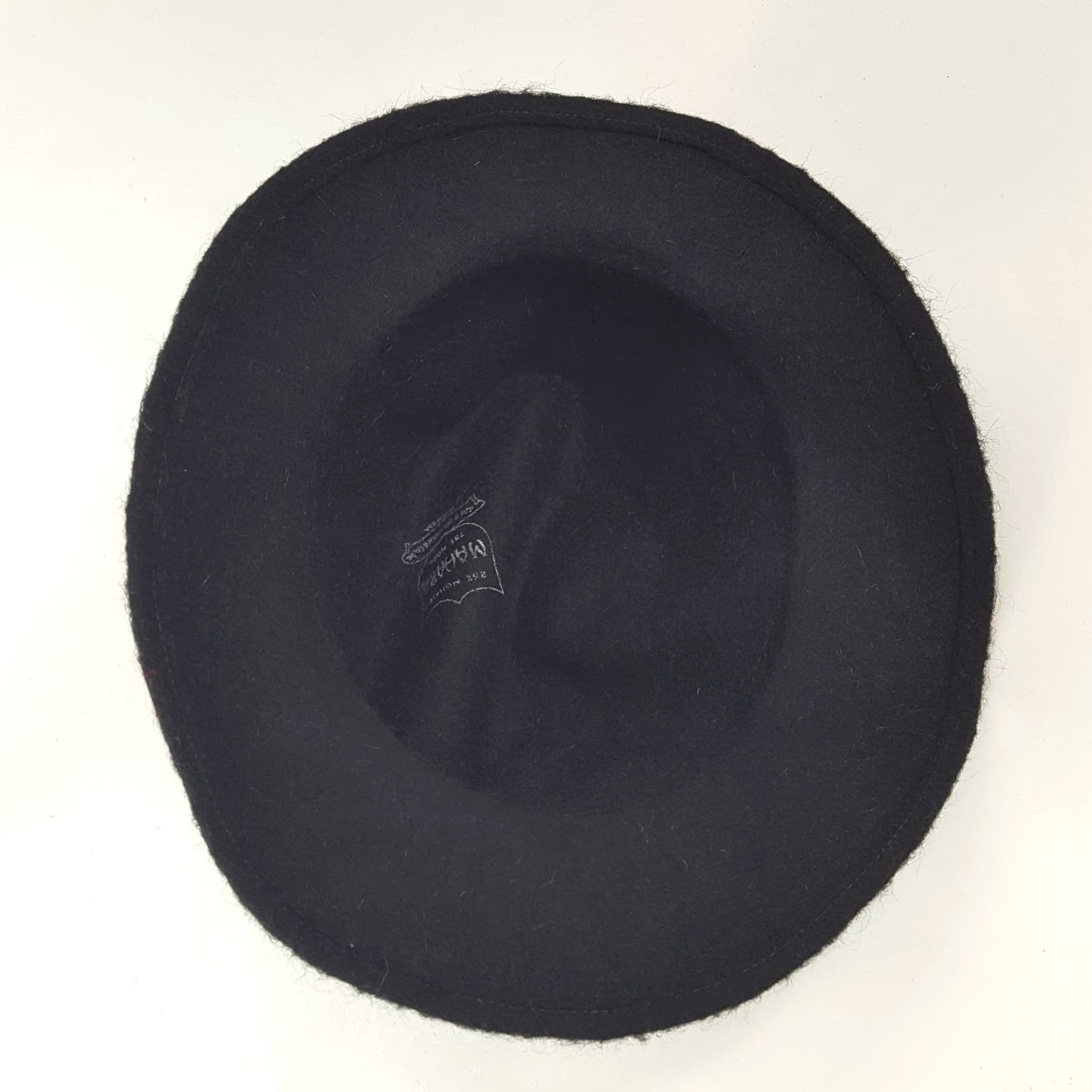 Vintage VINTAGE 60s Mahara Mohair Fedora Hat Black Men's Size M Grunge Casual Fashion Size ONE SIZE - 5 Thumbnail